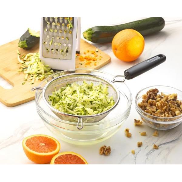 Colador de Malla GoodCook 15 cm Acero Inoxidable con Mango