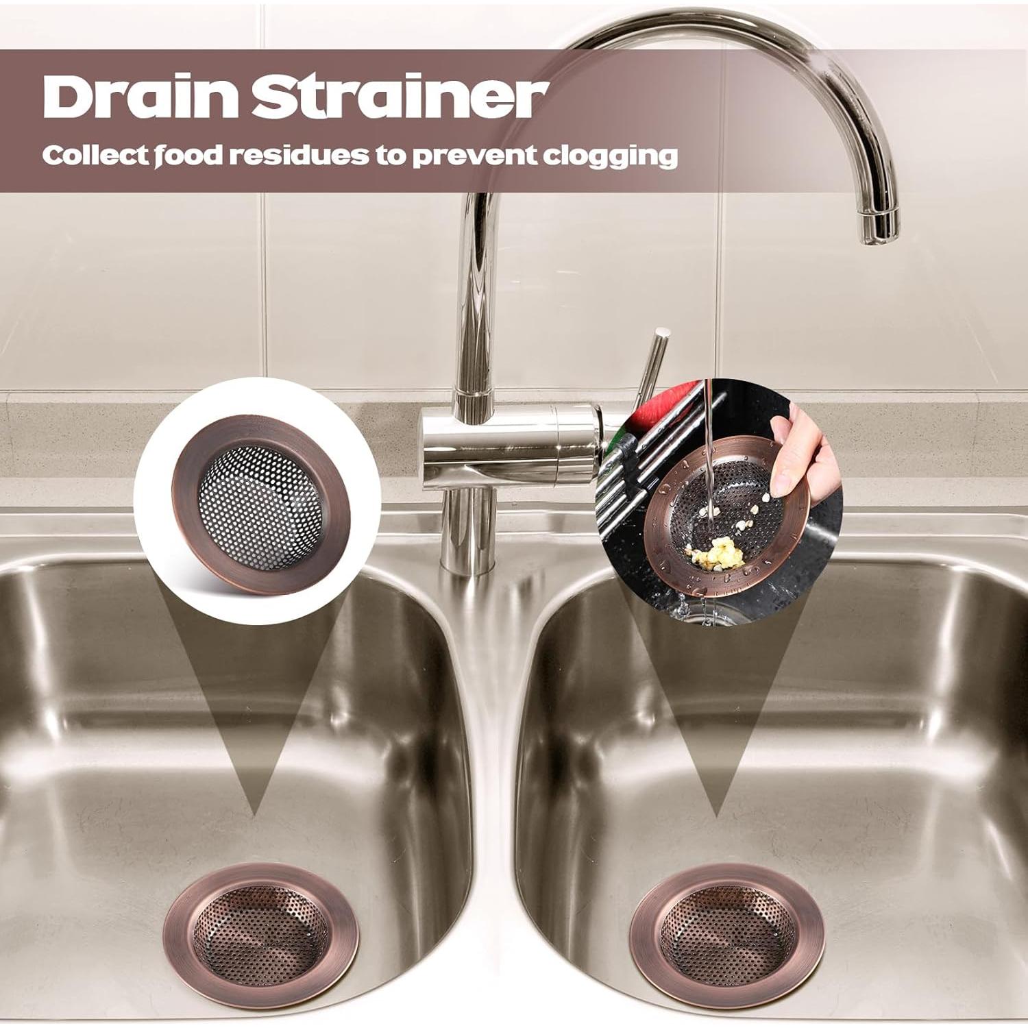 Filtro de Fregadero Retisee Acero Inoxidable 2 Pcs 11.2 cm