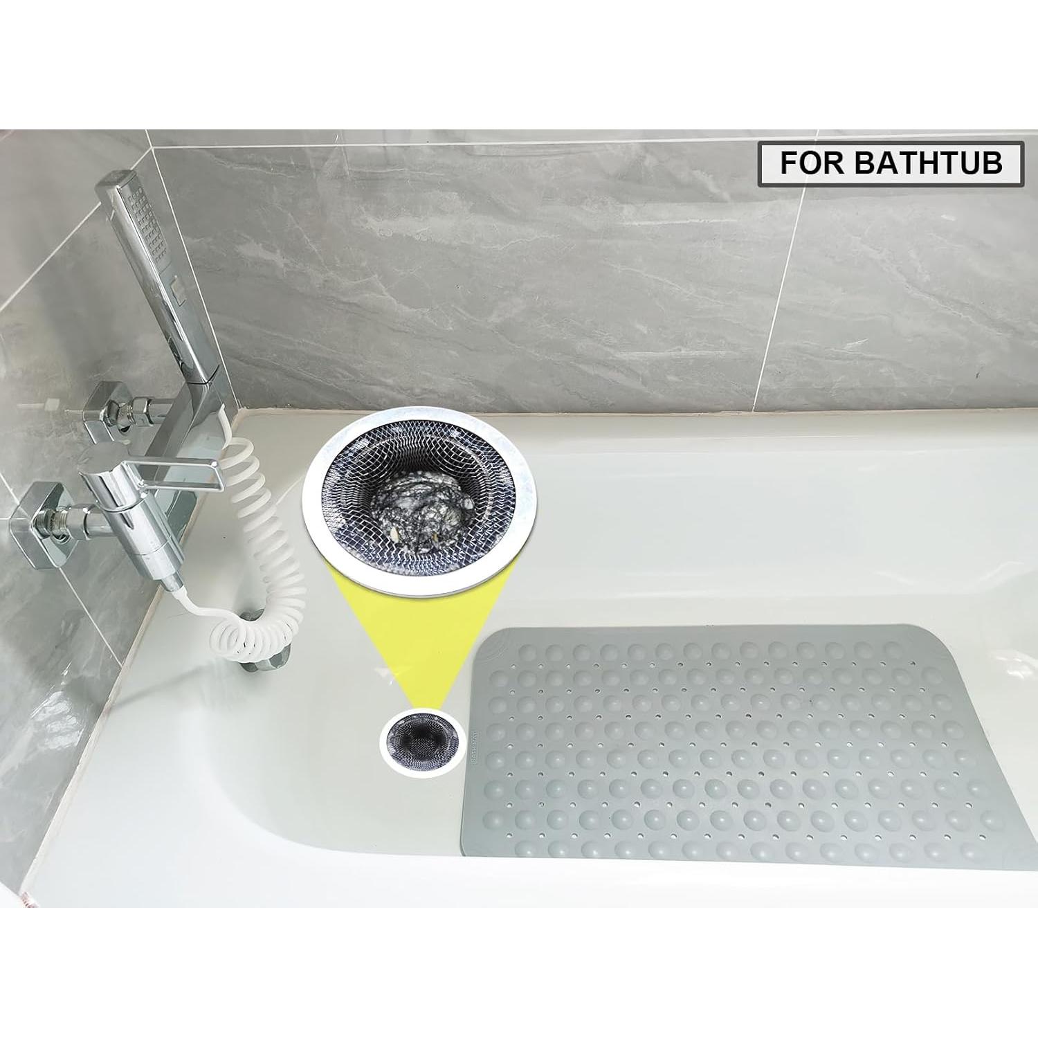 2 Filtros de Drenaje de Acero Inoxidable Seatery 6.99 cm