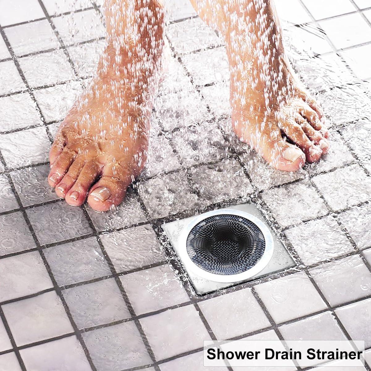 2 Filtros de Drenaje de Acero Inoxidable Seatery 6.99 cm