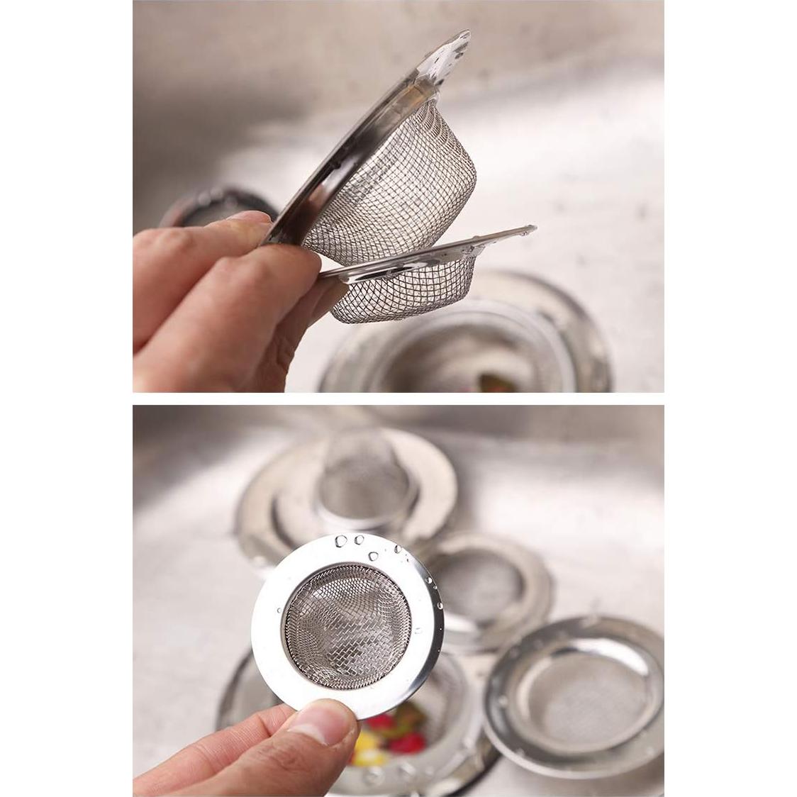 Filtro de Drenaje Acero Inoxidable Feeke - 2 Piezas 5.3cm