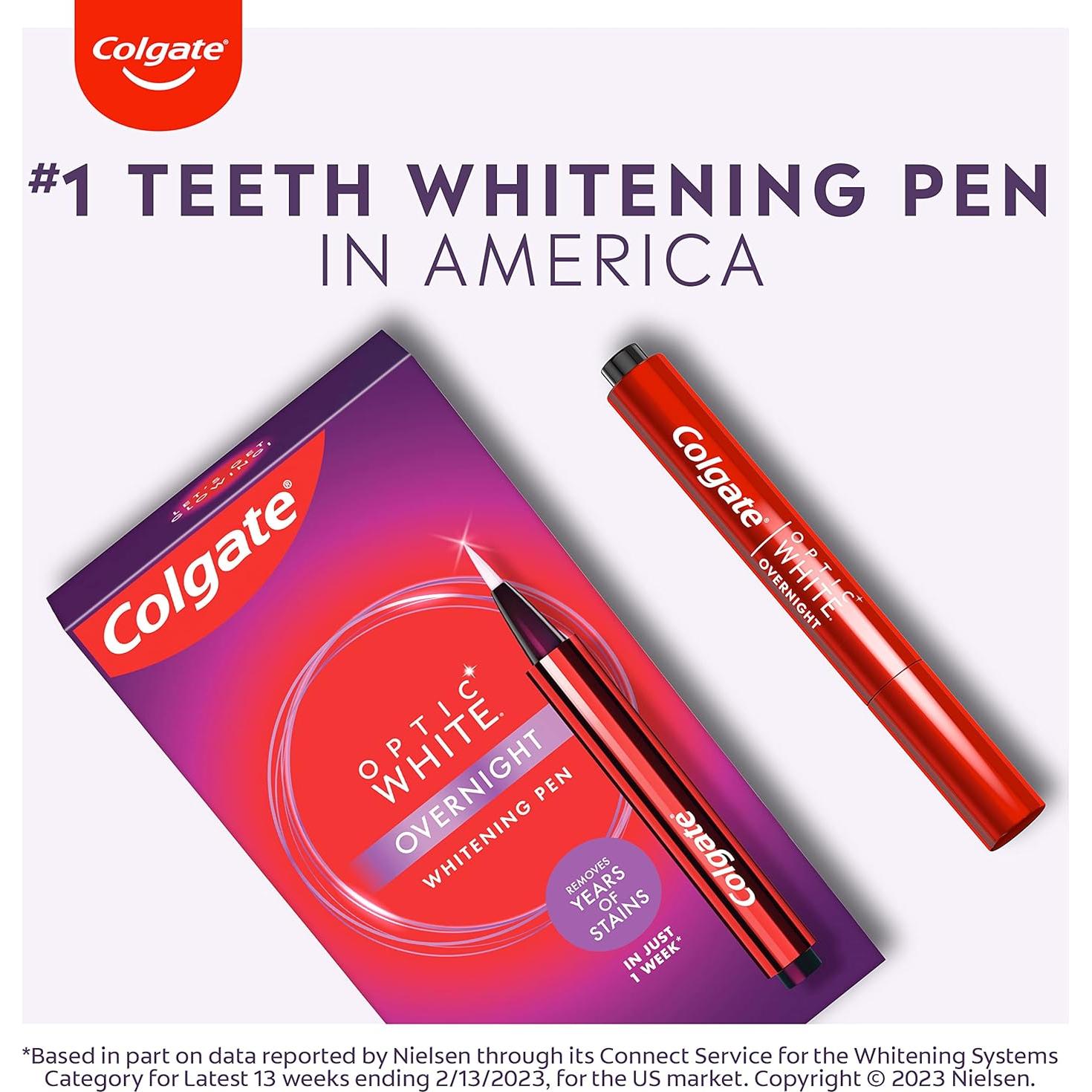 Bolígrafo Blanqueador Colgate Optic White Pack de 2