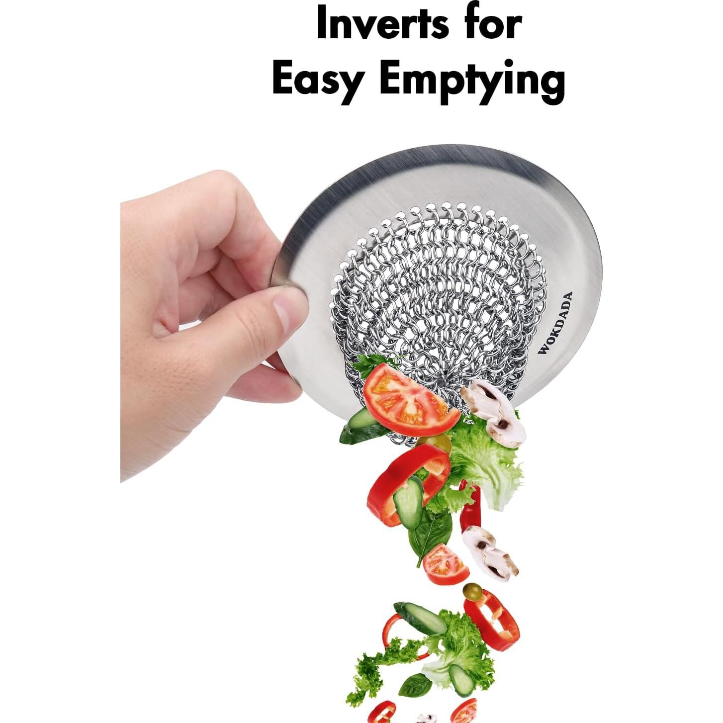 Colador de Fregadero Wokdada Acero Inoxidable 304 11 cm