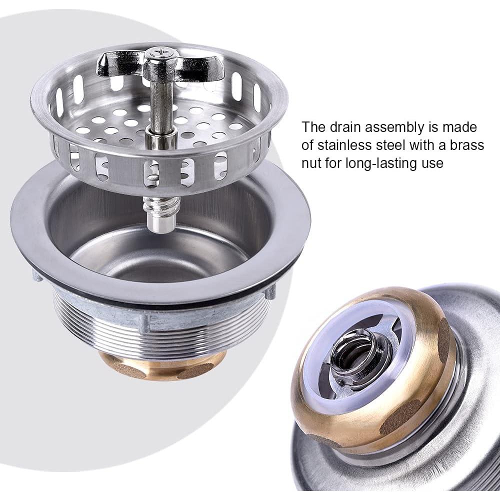 Desagüe de Cocina VARNAHOME Acero Inoxidable 304 8,89-10,16 cm