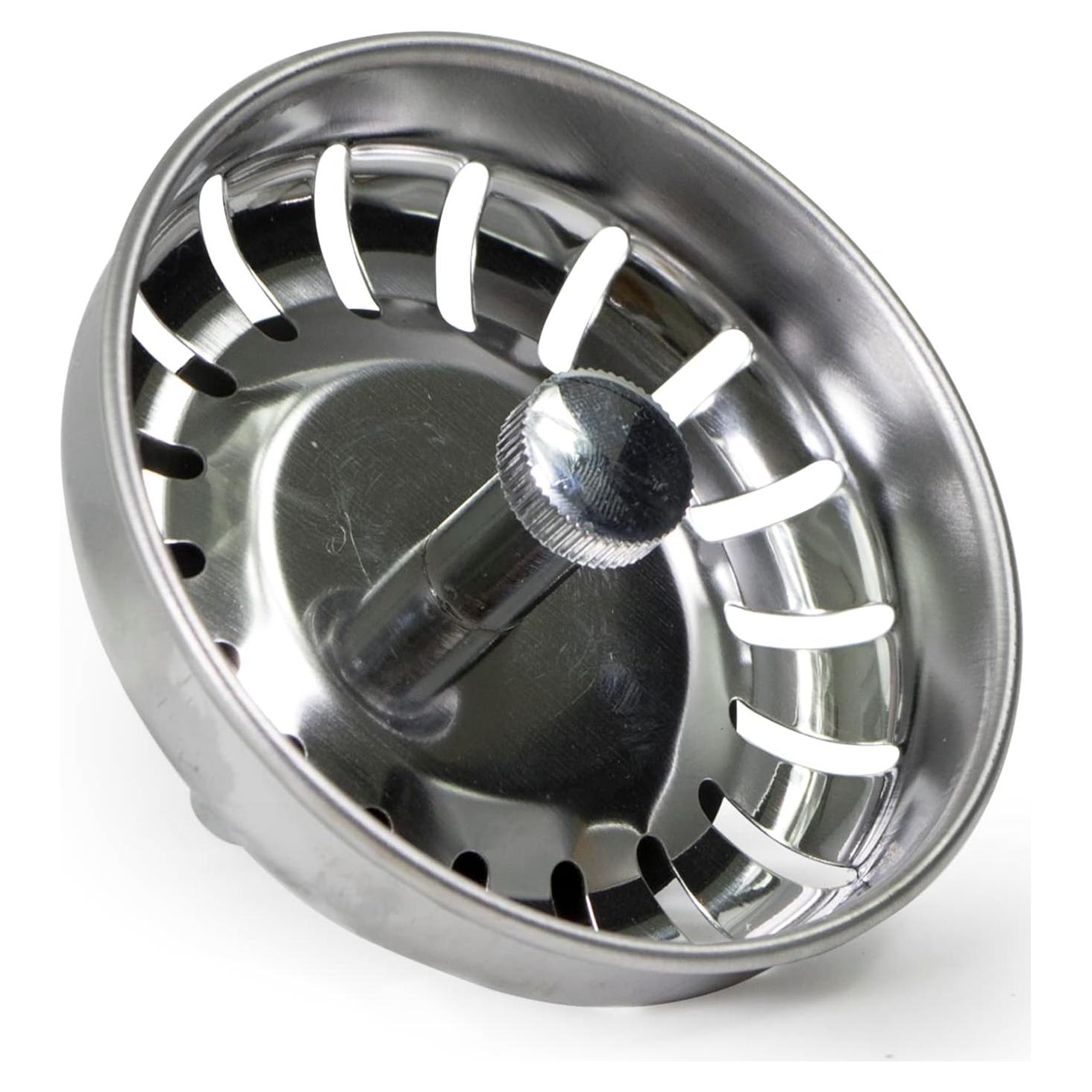 Filtro de fregadero Highcraft 9754JO acero inoxidable 8,26 cm