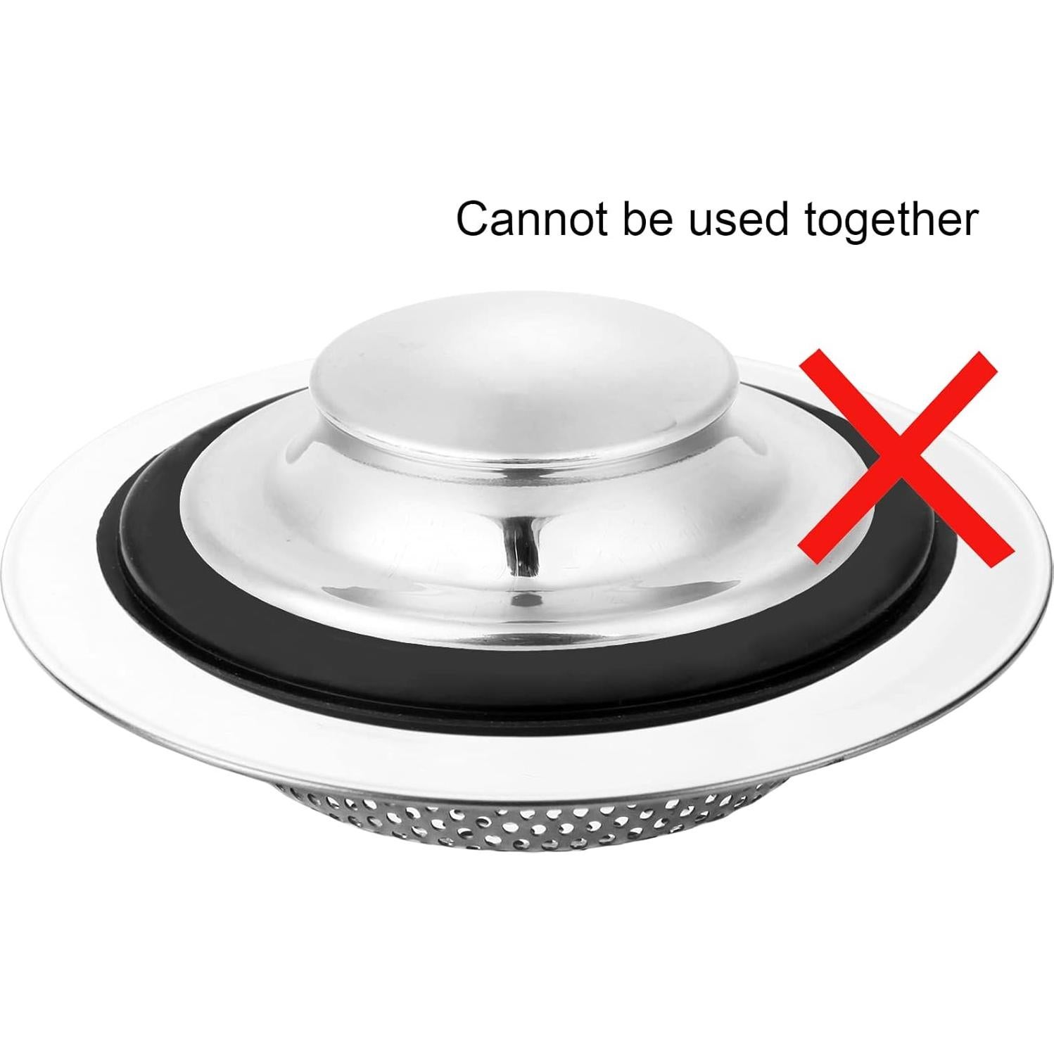 Colador de desagüe FURNIFE acero inoxidable 11,43 cm