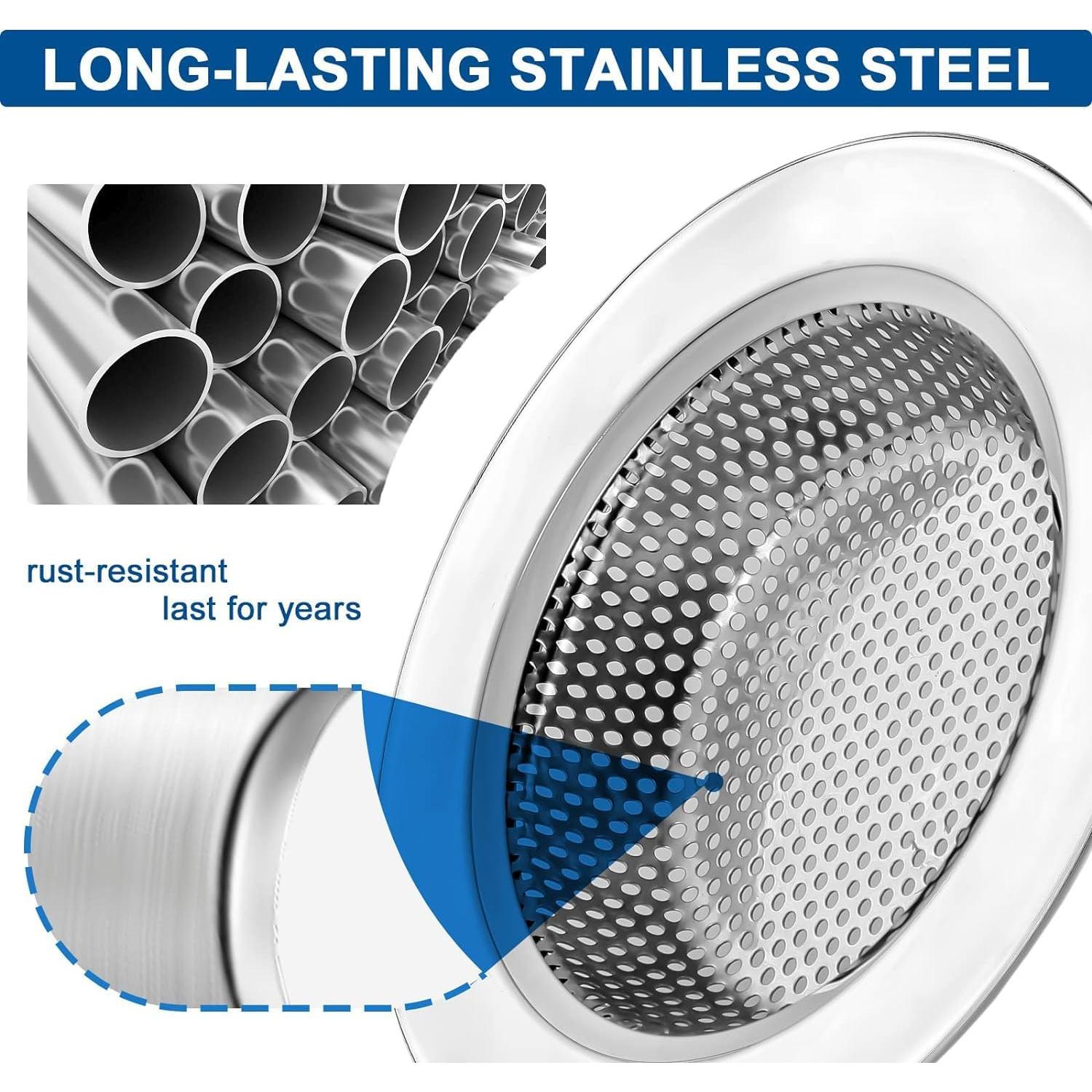 Colador de desagüe FURNIFE acero inoxidable 11,43 cm