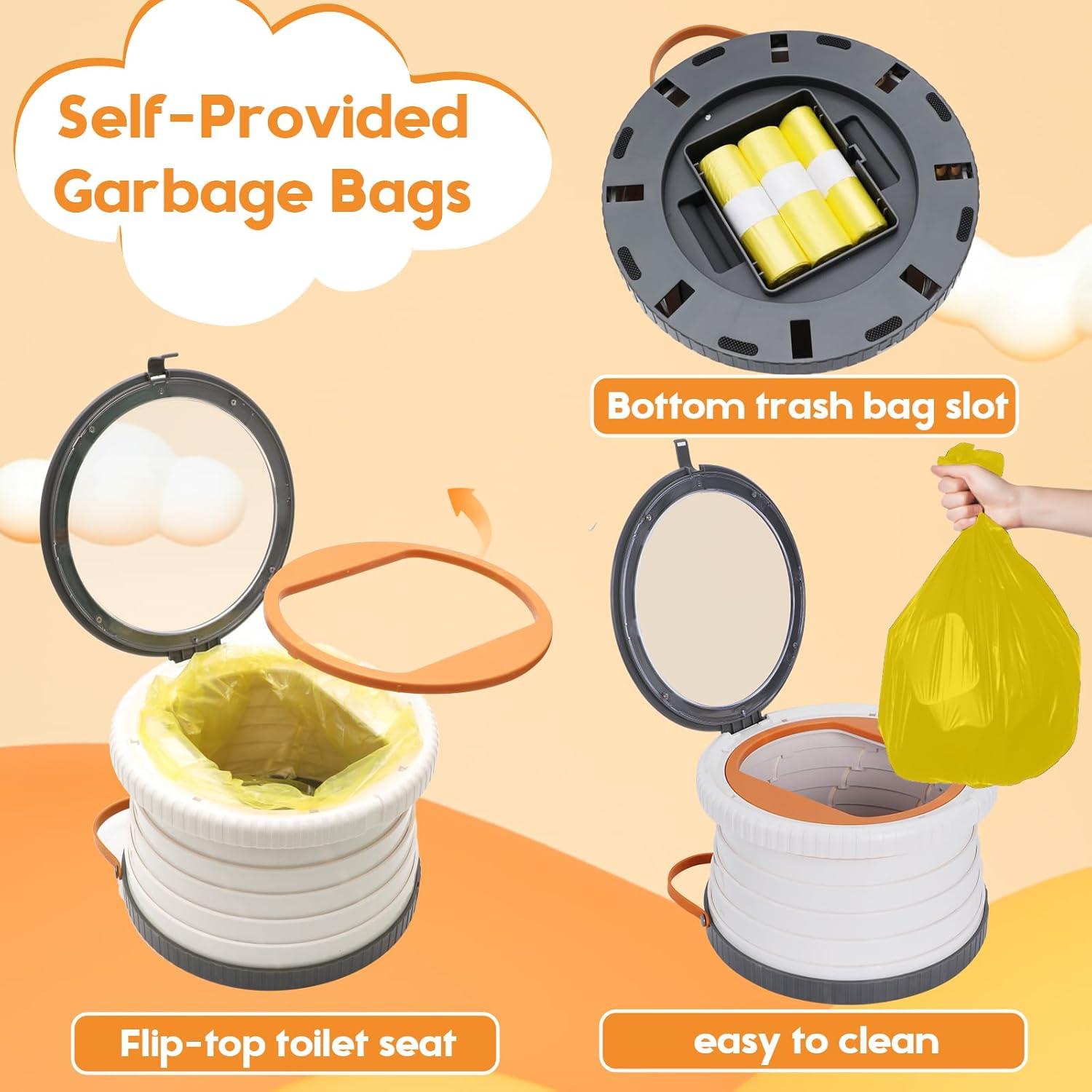 Inodoro portátil para niños G-88 con 75 bolsas de repuesto