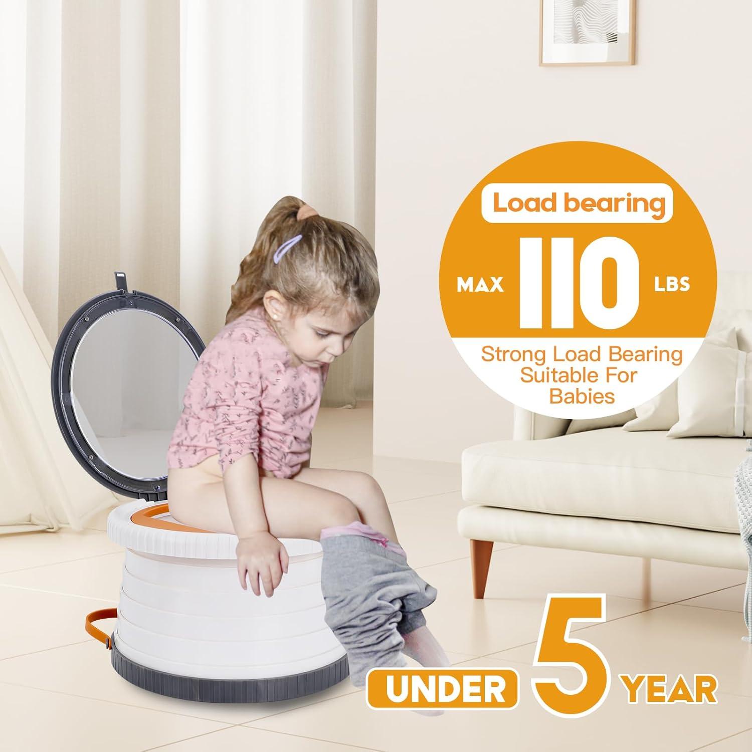 Inodoro portátil para niños G-88 con 75 bolsas de repuesto