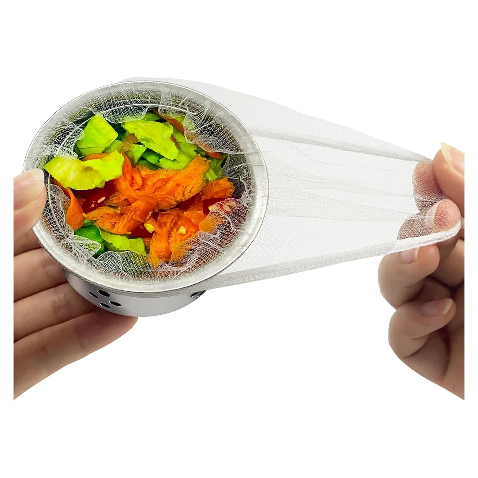 Bolsa Filtrante Desechable XMALL 200 PCS para Fregaderos