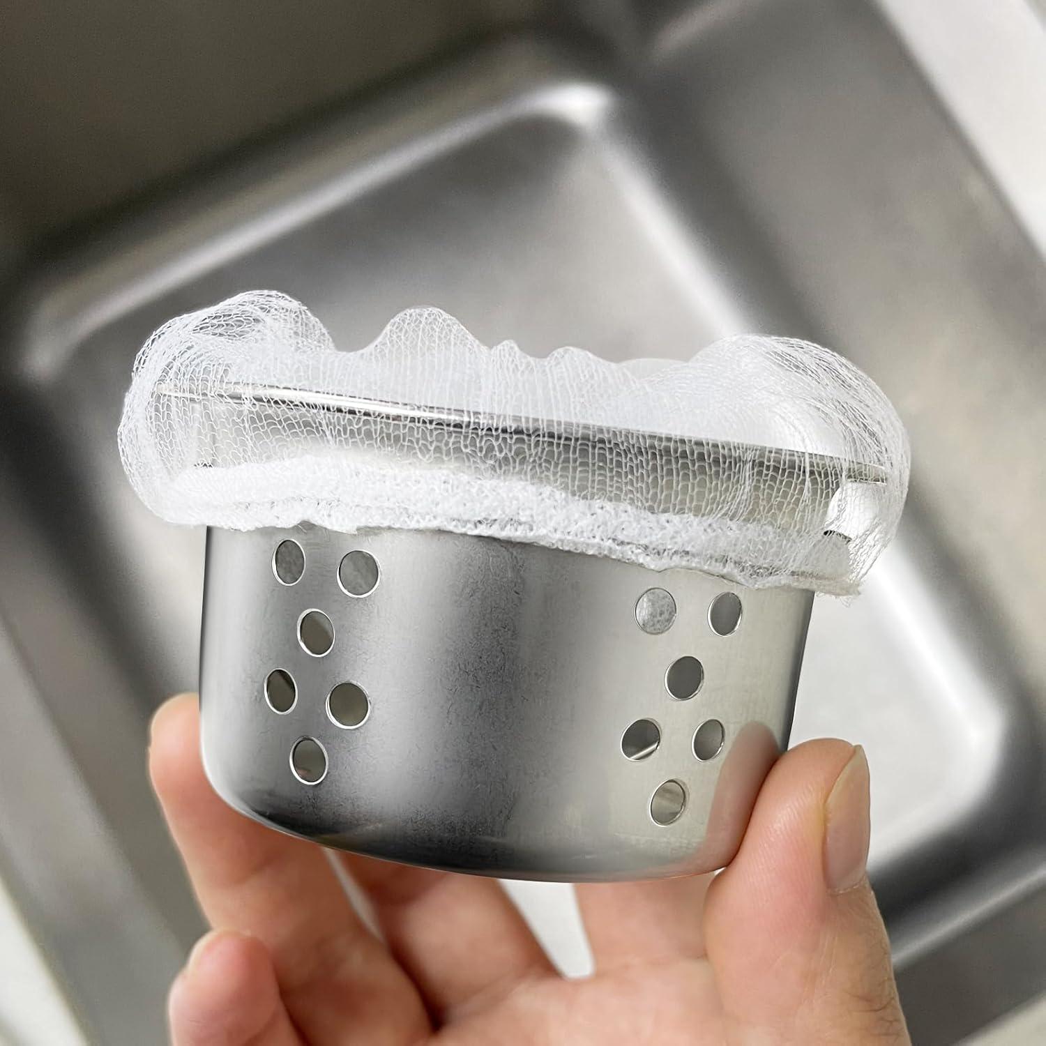 Bolsa Filtrante Desechable XMALL 200 PCS para Fregaderos