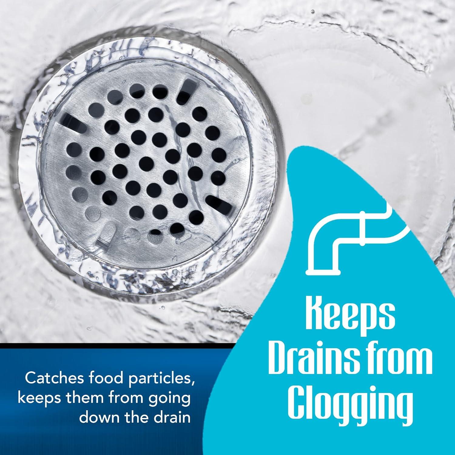 Colador de Fregadero BioKleen 3.5" Acero Inoxidable Duradero