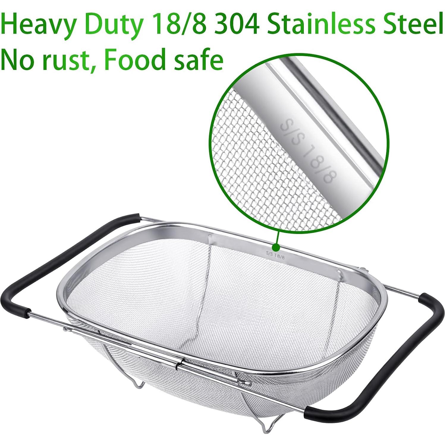 Colador Grande Tiawudi Acero Inoxidable 18/8 57 cm