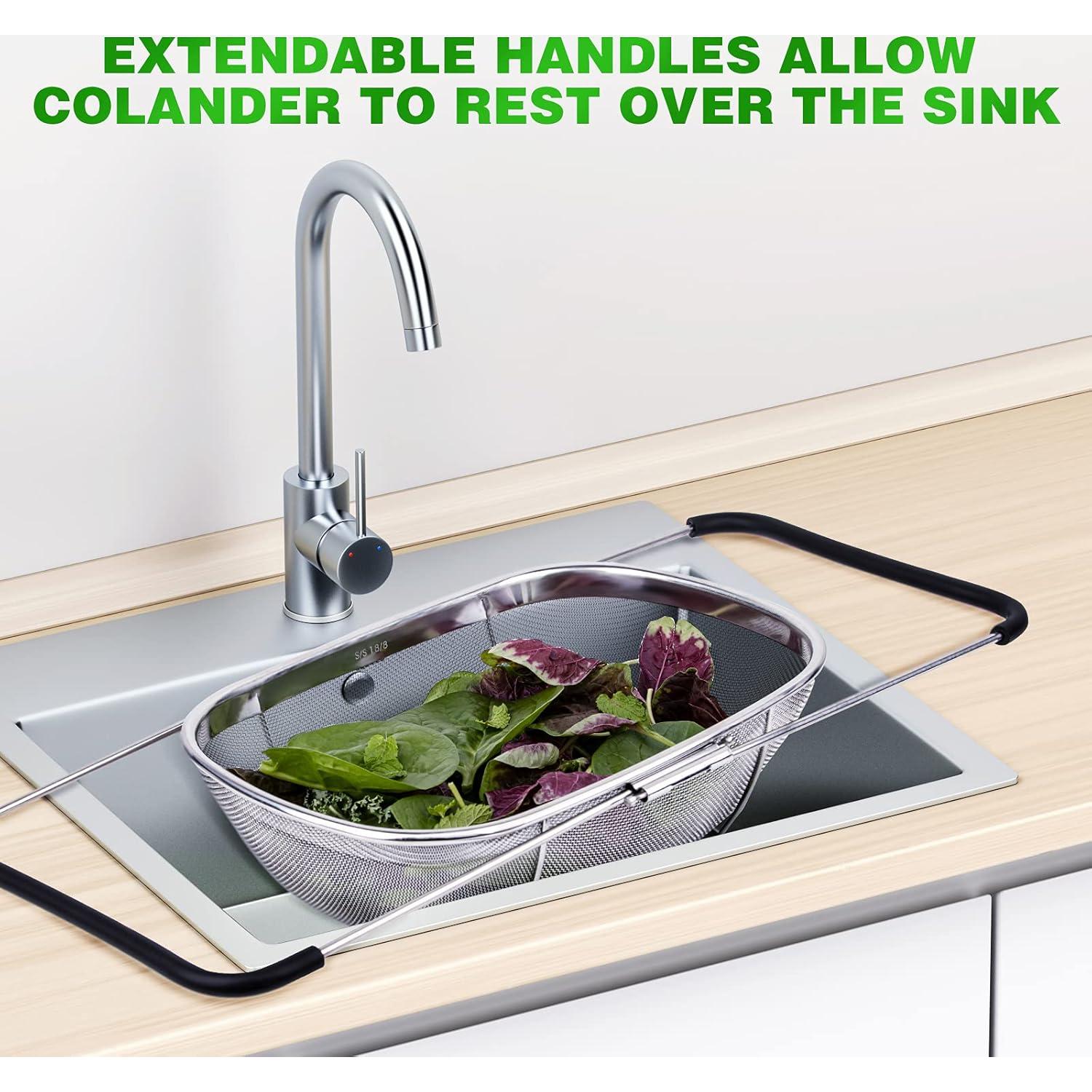 Colador Grande Tiawudi Acero Inoxidable 18/8 57 cm