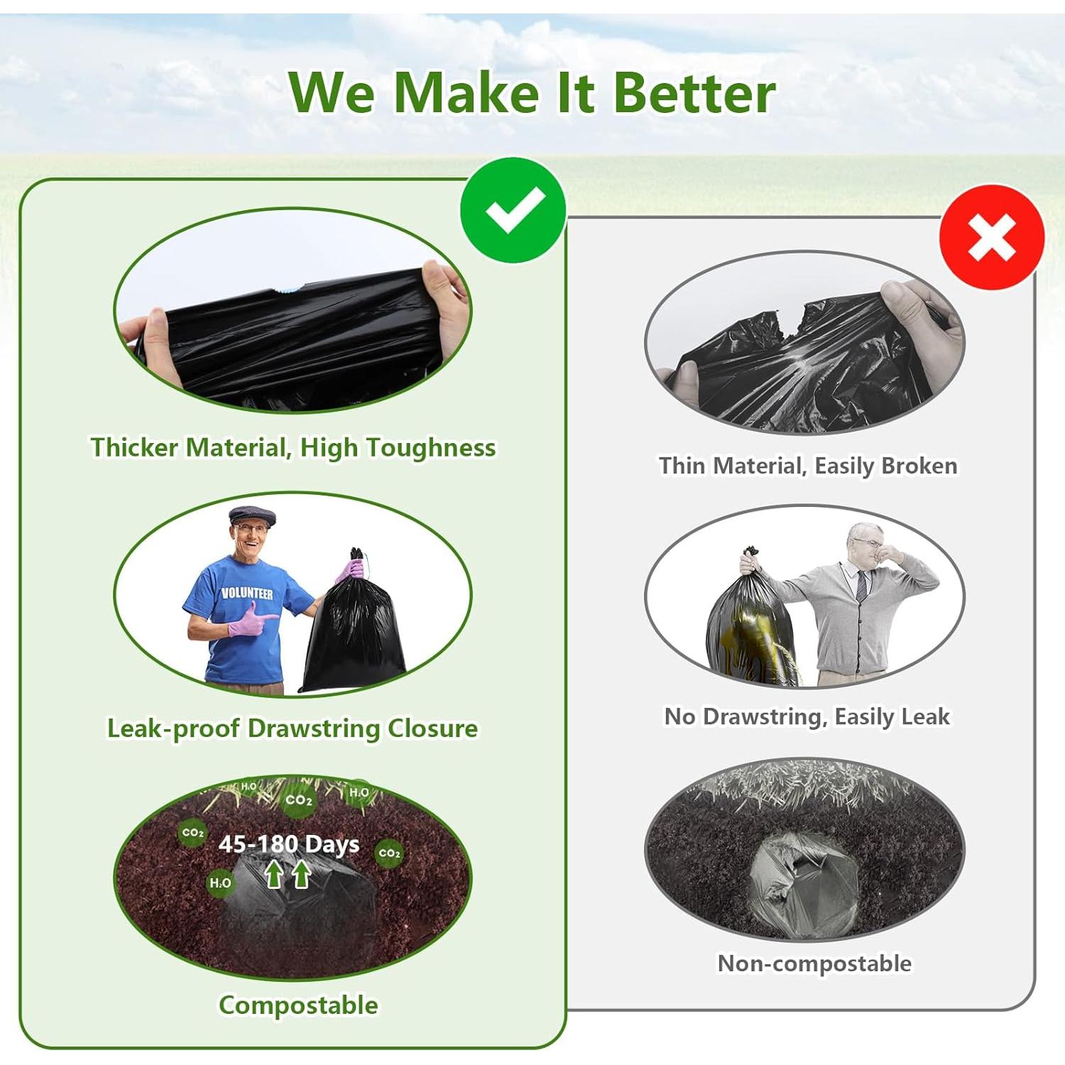 Bolsas de Inodoro Portátiles OTraki 30 Gel Camping 8 Galones