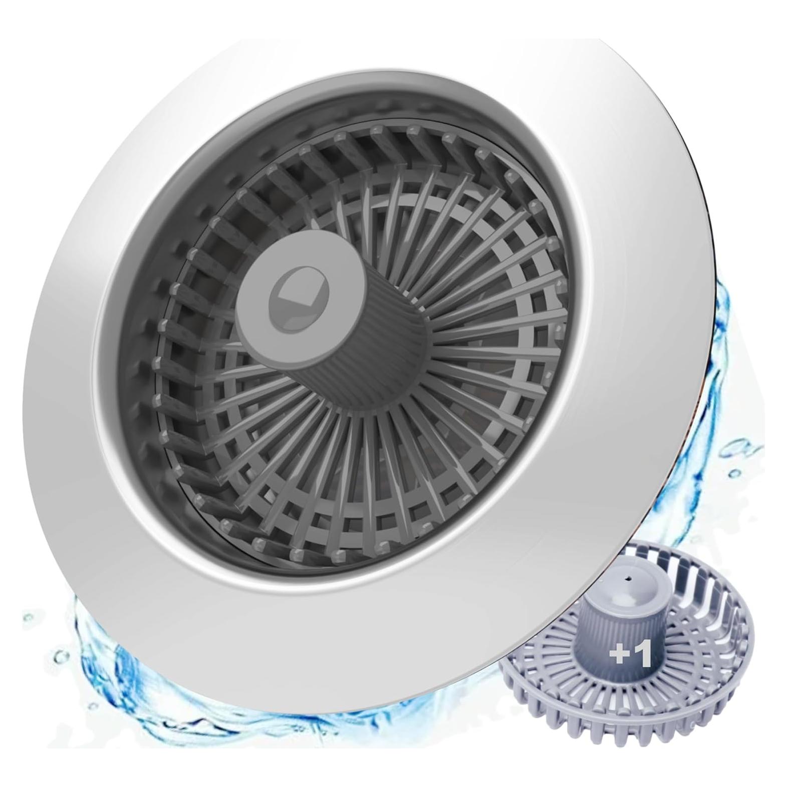 Colador y tapón de desagüe YKWL 3 en 1 Cromo 8,89 cm