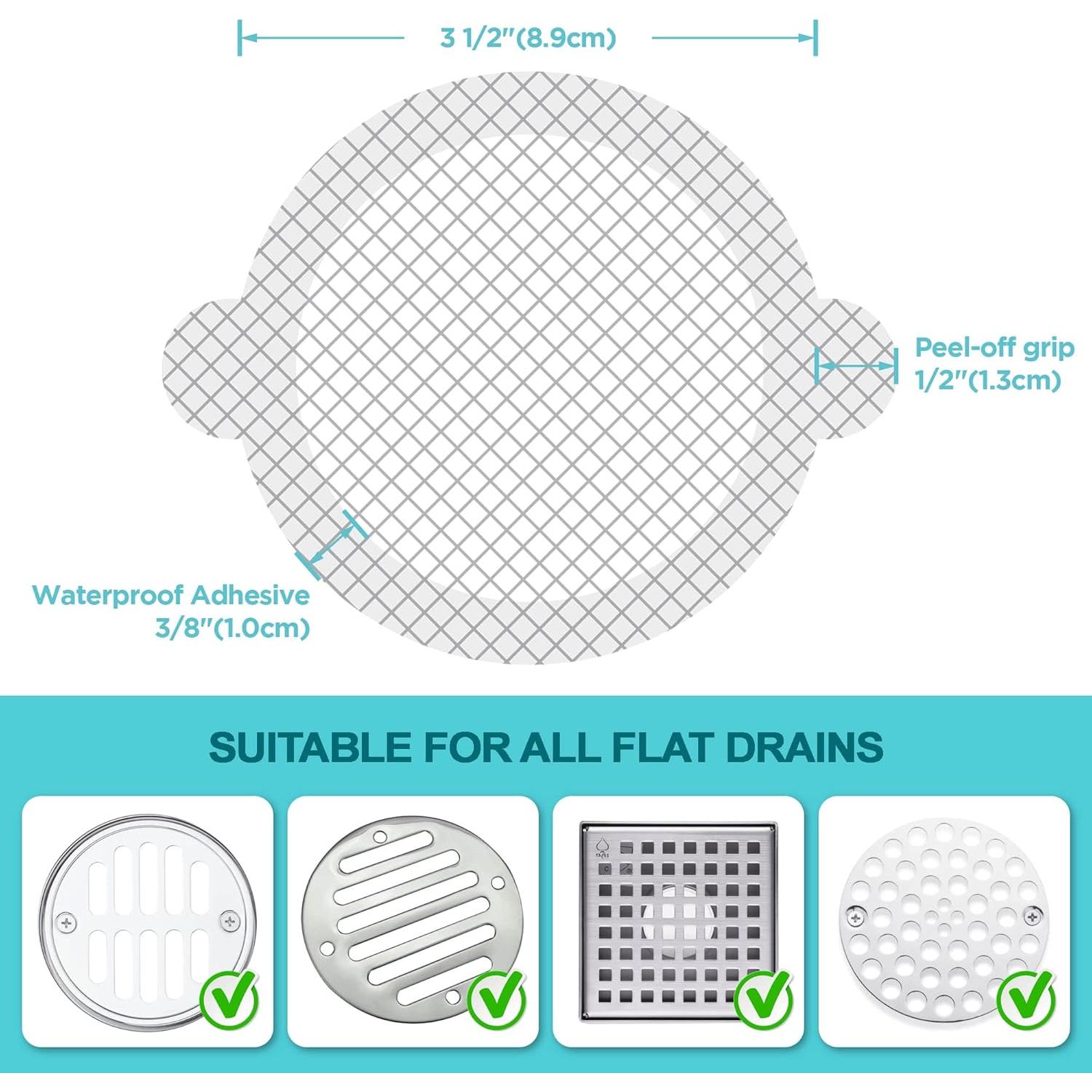 Paquete de 25 Pegatinas Desechables Atrapacabel Hair Catcher