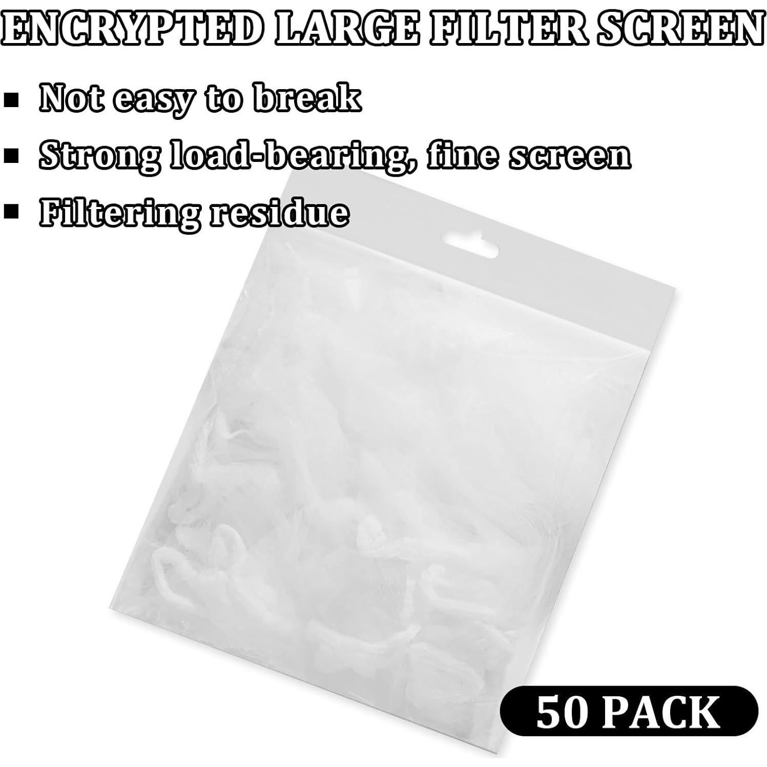 Colador de Fregadero QIEPOMI con Bolsa de Malla 50 Unidades