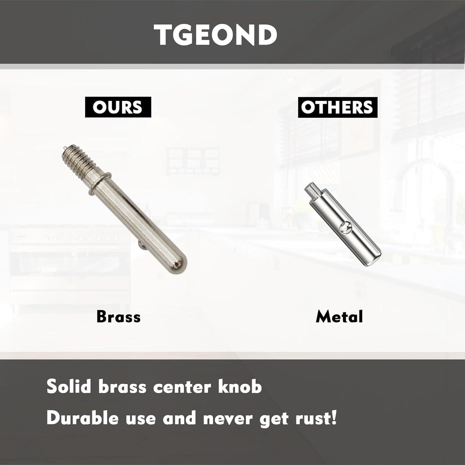 Canasta de Drenaje TGEOND Blanca 8.89 cm con Tapón de Latón