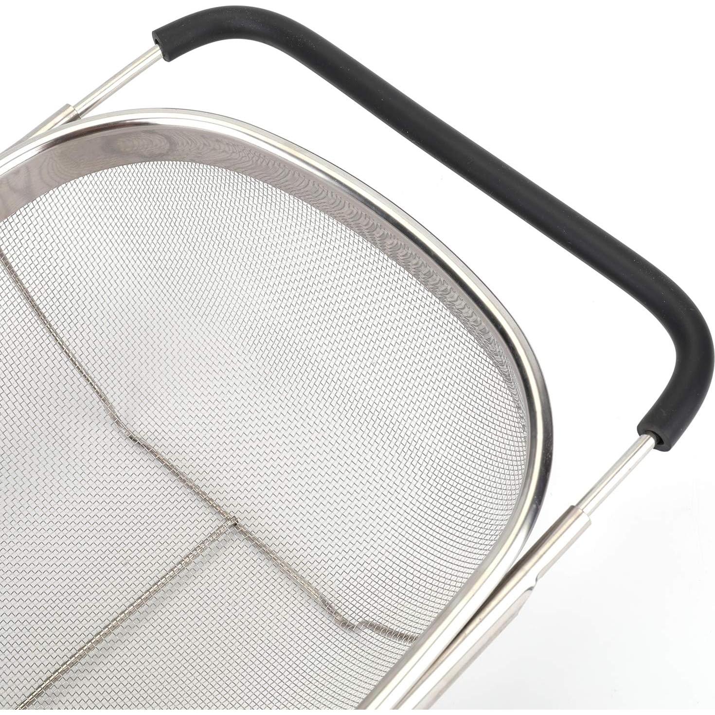 Colador Ovalado Suwimut 2 Piezas Acero Inoxidable 34,8x23,9cm