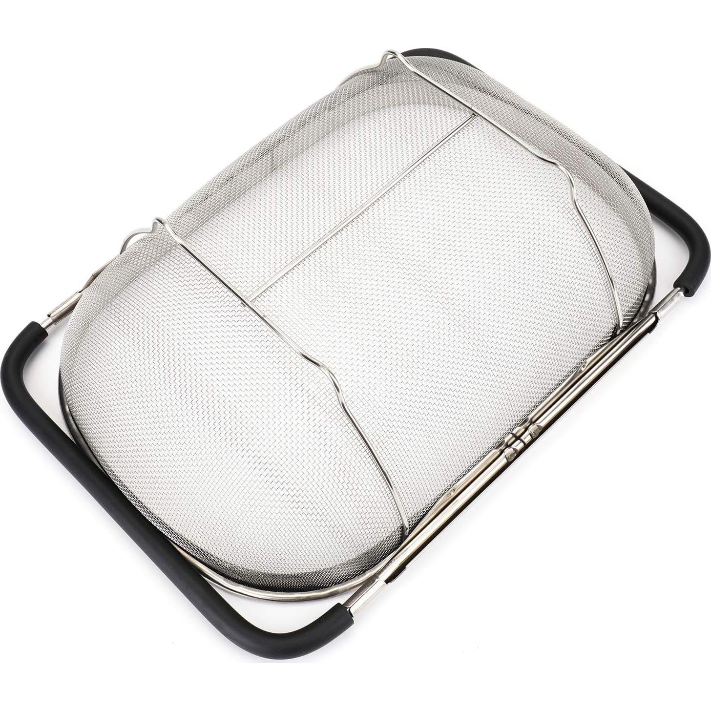 Colador Ovalado Suwimut 2 Piezas Acero Inoxidable 34,8x23,9cm