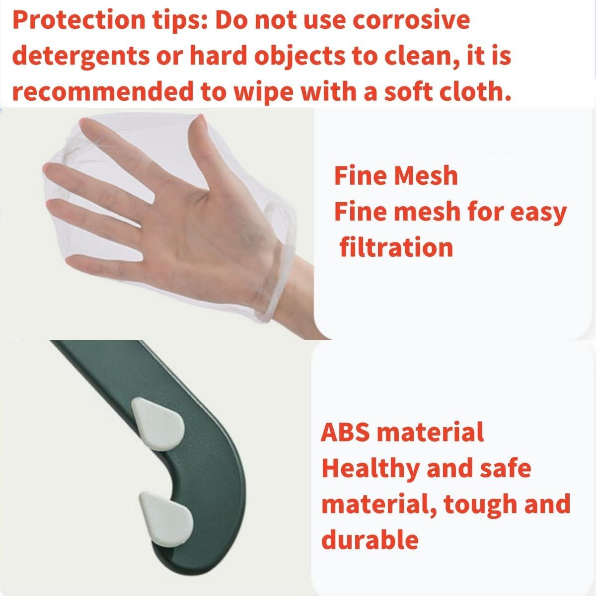 Colador de esquina para fregadero QIMMYGS + 100 bolsas desechables