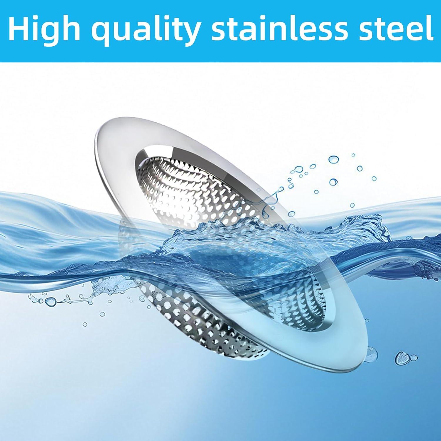 Juego de 3 coladores de acero inoxidable TKYZMS 11.2 cm