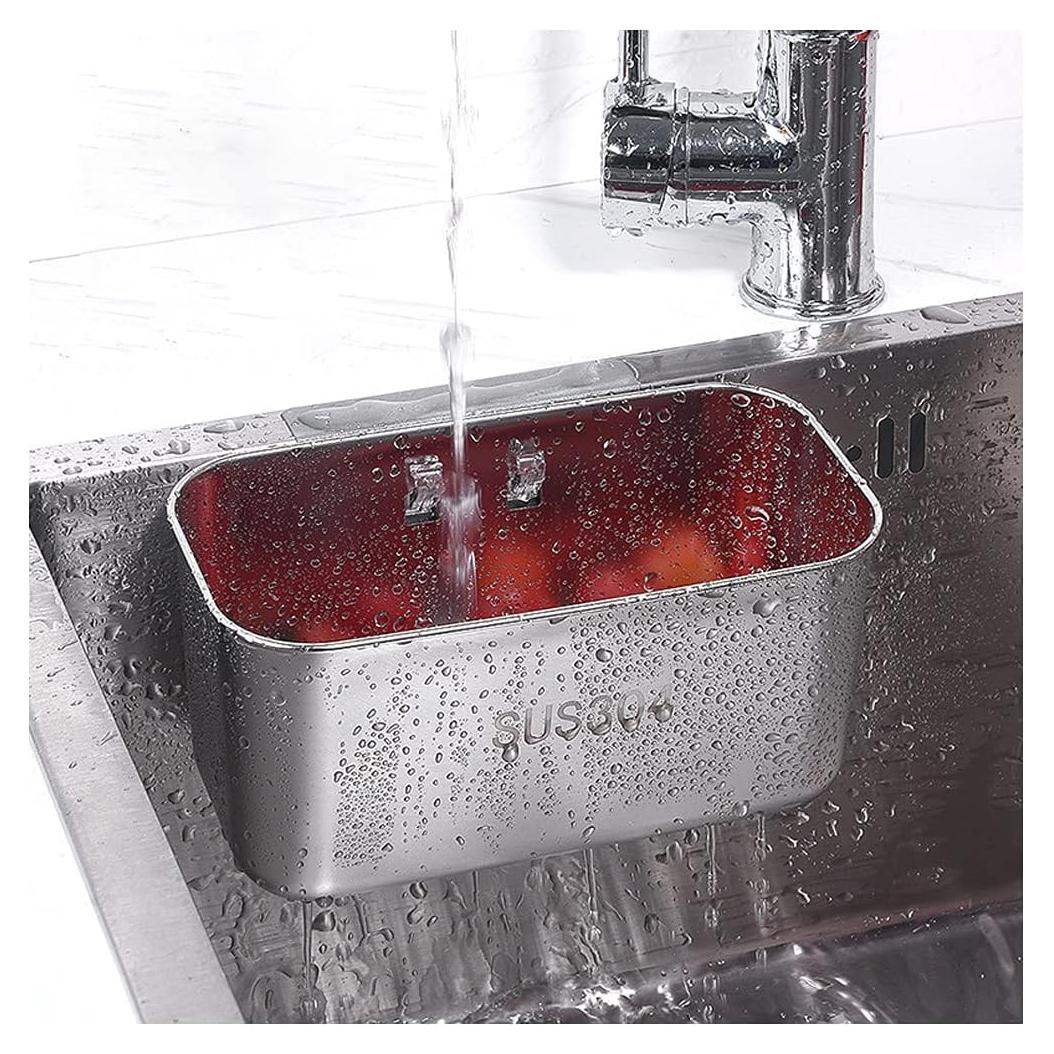 Colador de Acero Inoxidable WANLIAN para Fregadero 18x8 cm