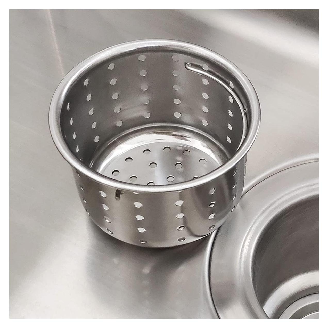 Canasta de desagüe GZILA 75.7mm Acero Inoxidable 304