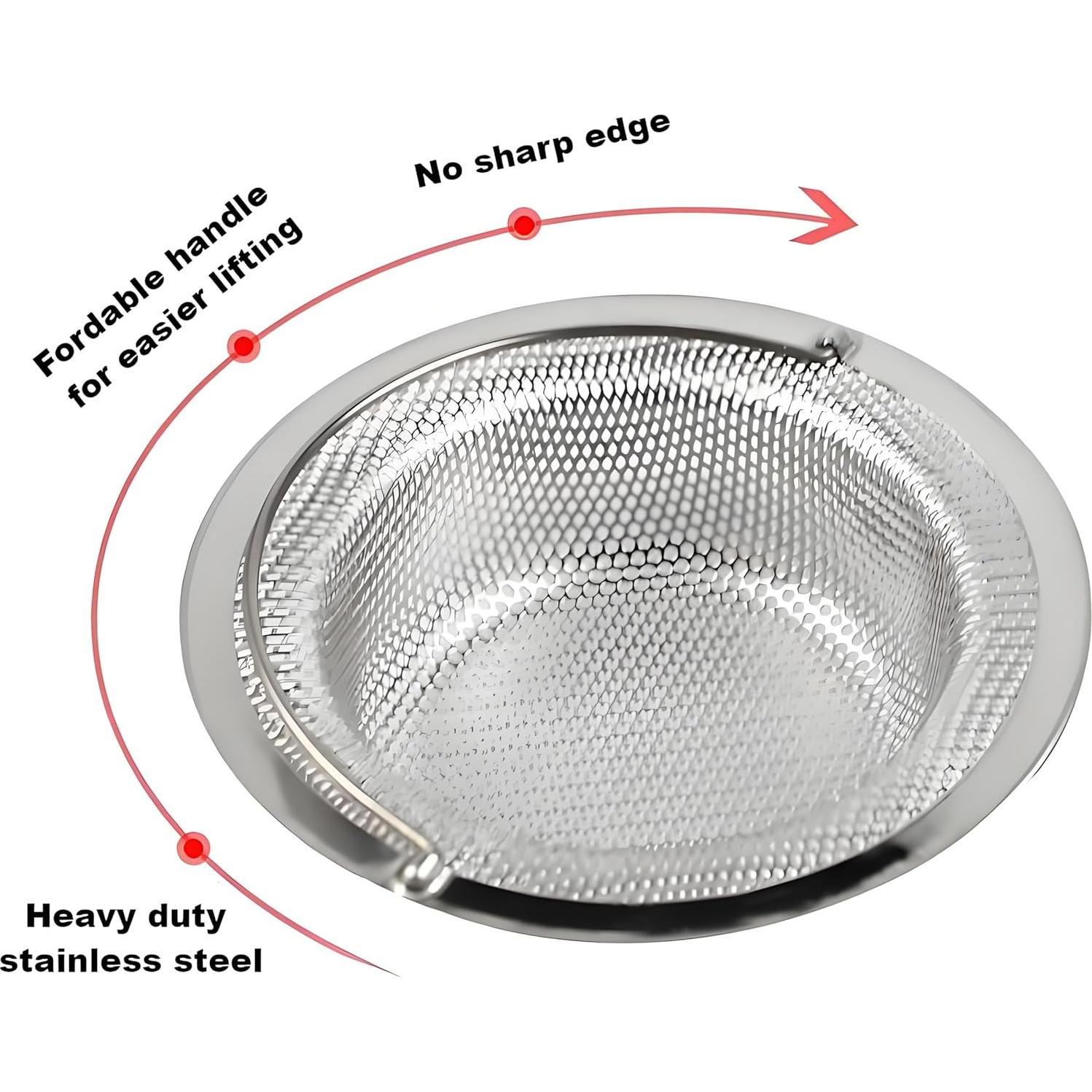 Paquete de 4 Canastas Colador Acero Inoxidable SZLFSX 11.4 cm