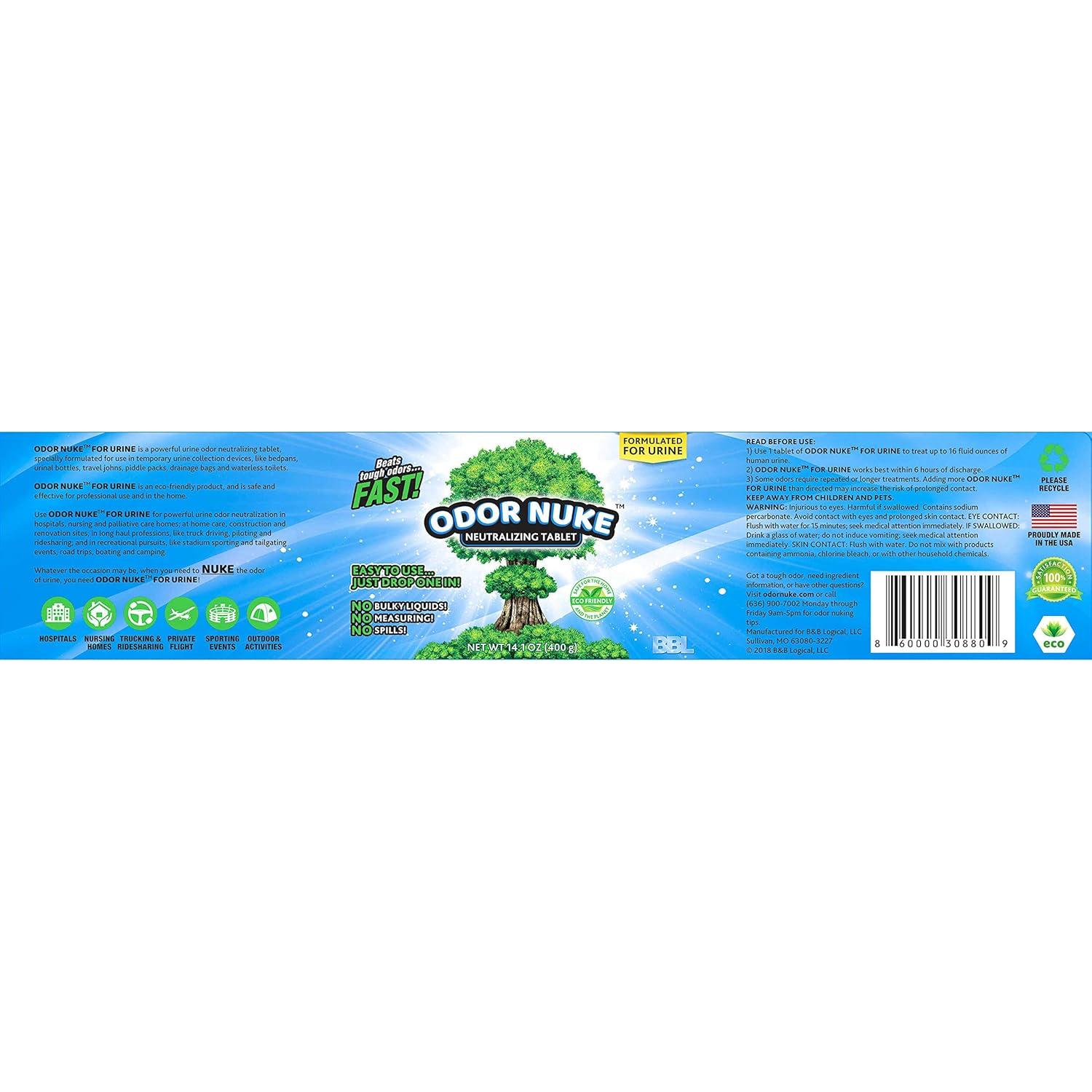 Tabletas Neutralizadoras de Olor ODOR NUKE - 400 g