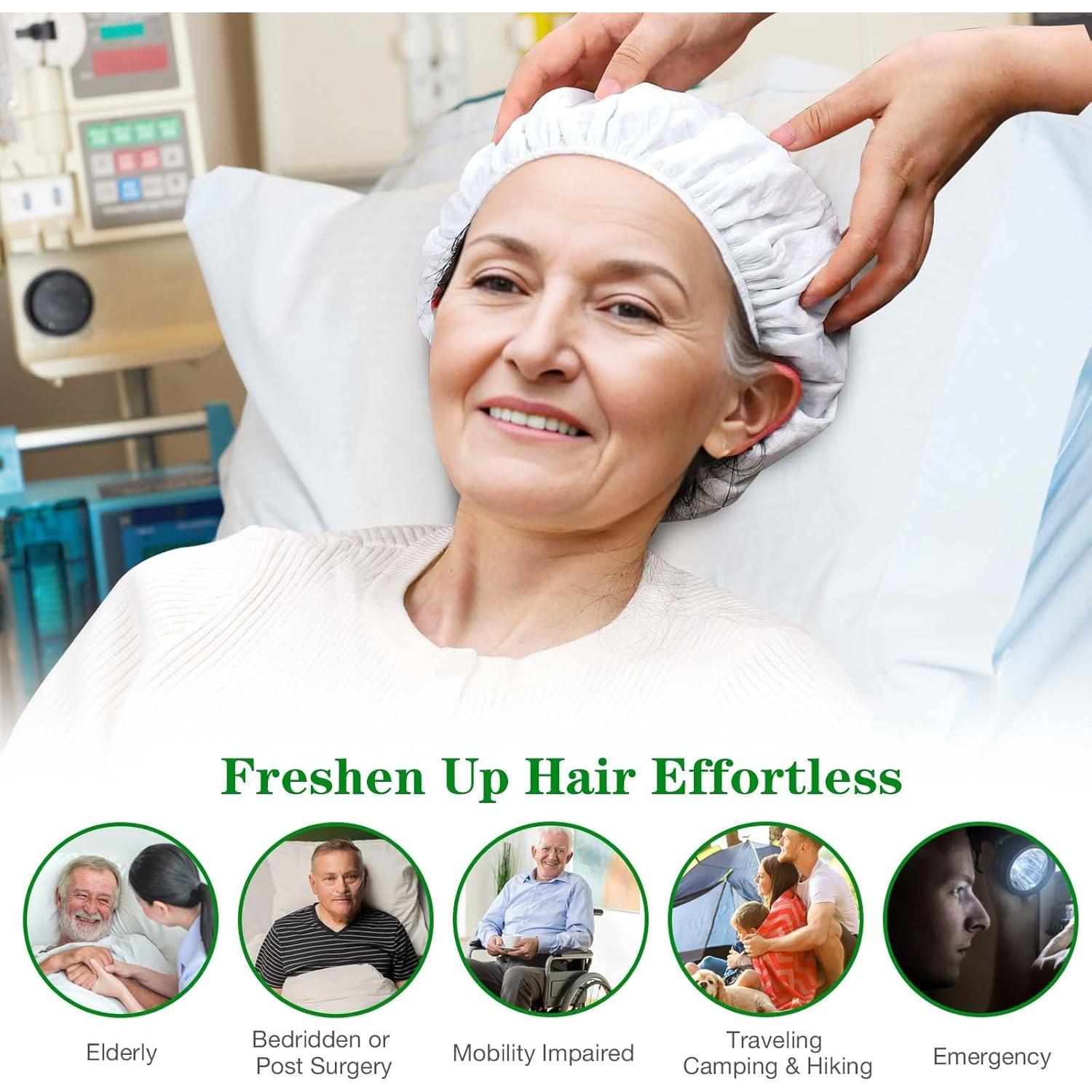 Gorros de Shampoo Sin Enjuague BestLink - Paquete de 6