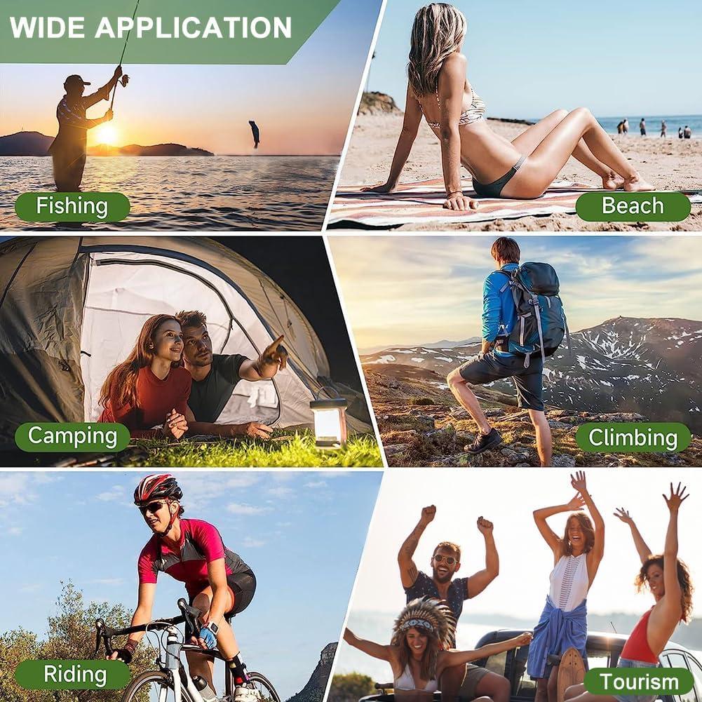 Ducha Solar Portátil HOUSEEN 20L con Cabezal Intercambiable