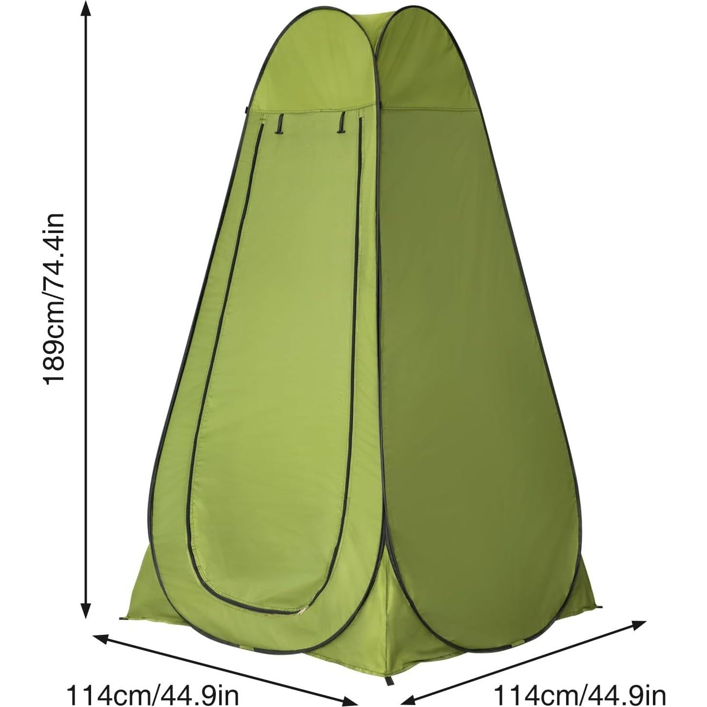 Tienda de Ducha Portátil JEAWIWI 188 cm Camping Playa