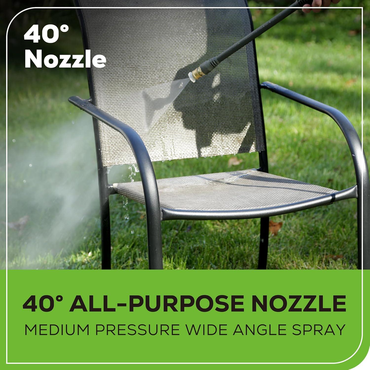 Lavadora a Presión Eléctrica Greenworks 1600 PSI 1.2 GPM