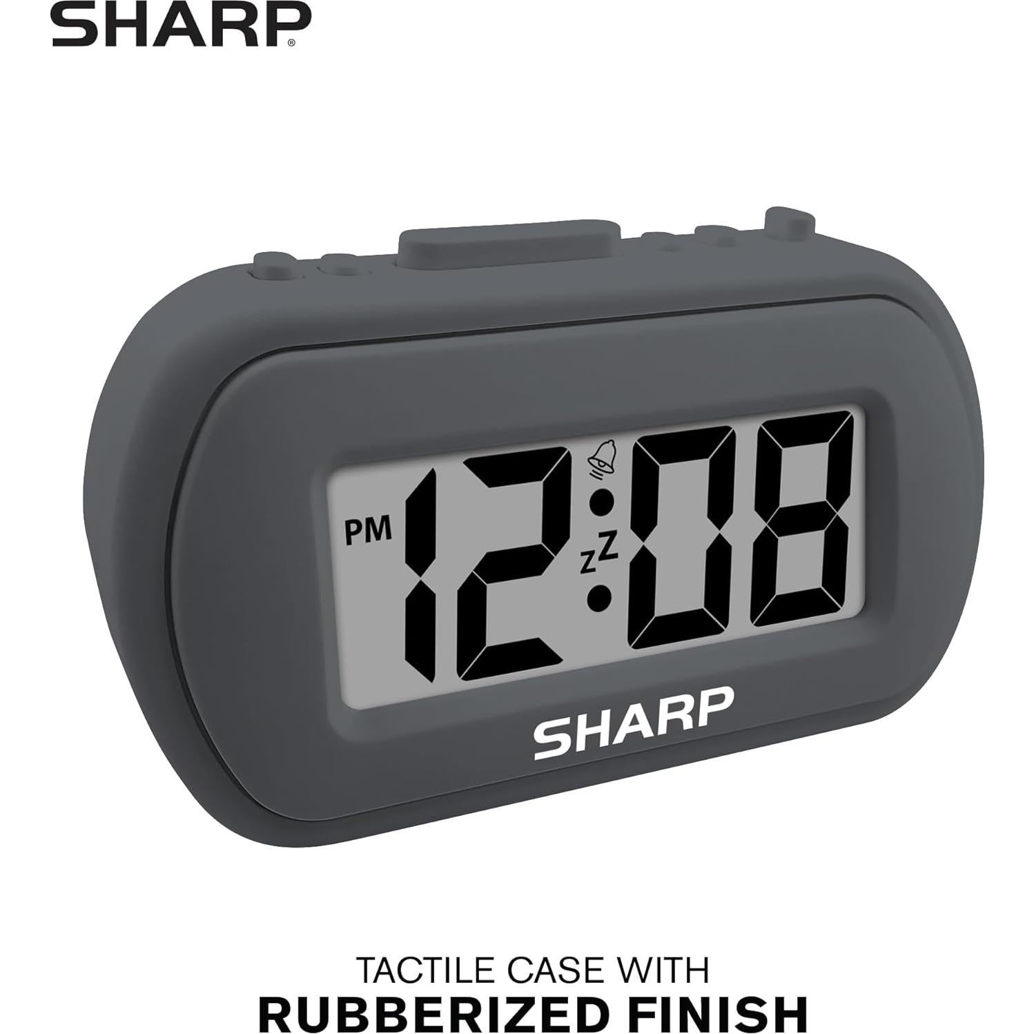 Reloj Despertador Digital SHARP SPC483 - Negro Carbón