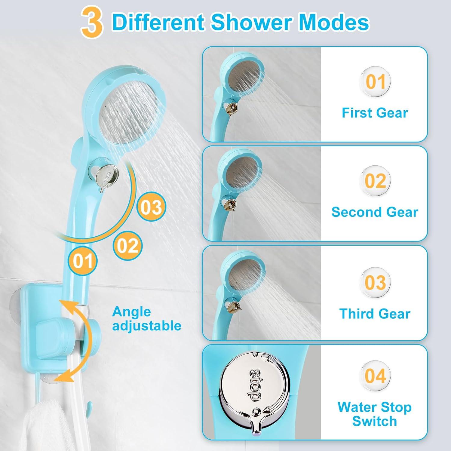 Ducha Portátil WADEO Camping Eléctrica 6000mAh 5L/min