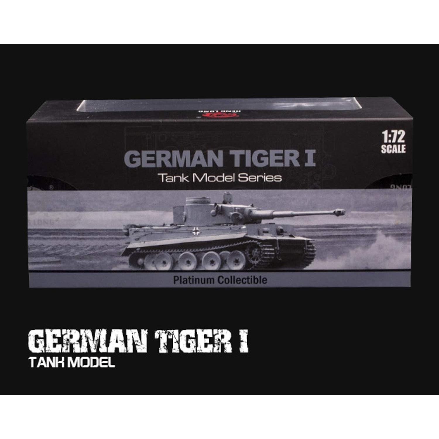 Tanque Tigre I Alemán Diecast POCO DIVO 1/72 Vitrina