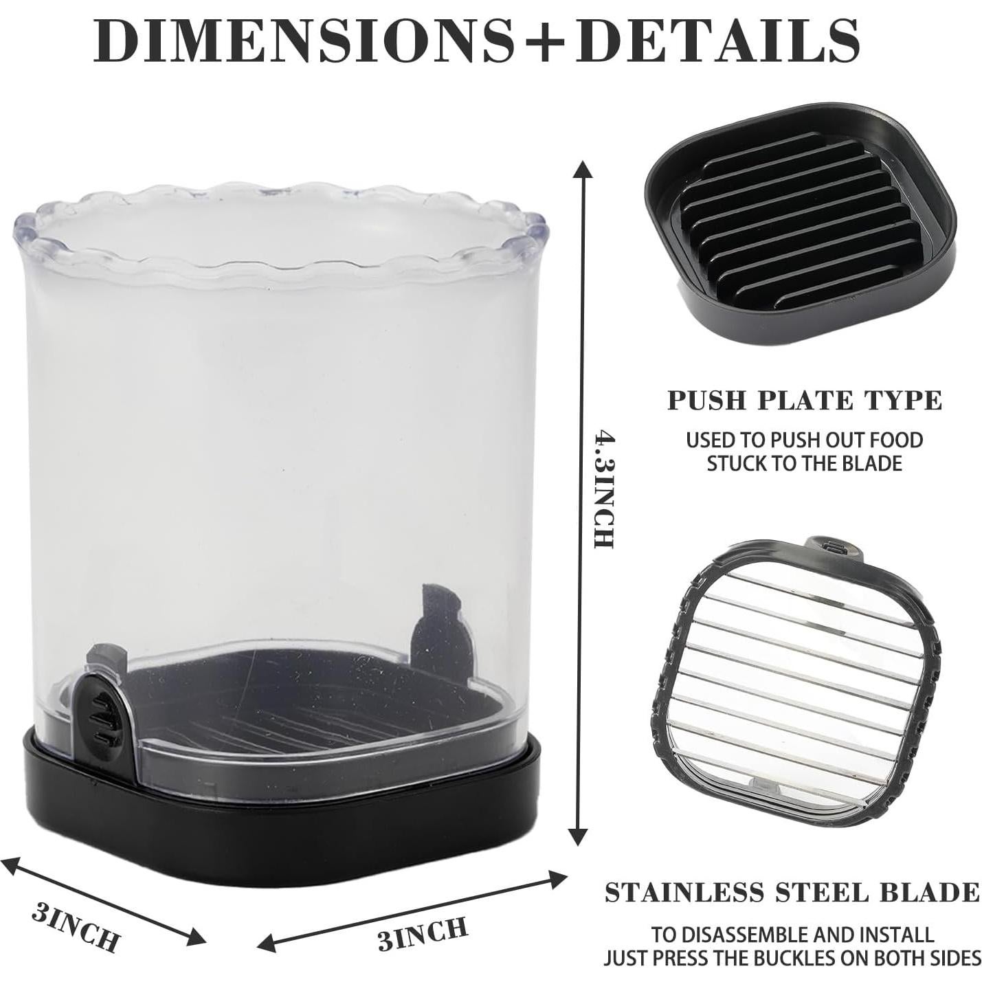 Cortador de Frutas DMwespe Rojo, Acero Inoxidable, 130g