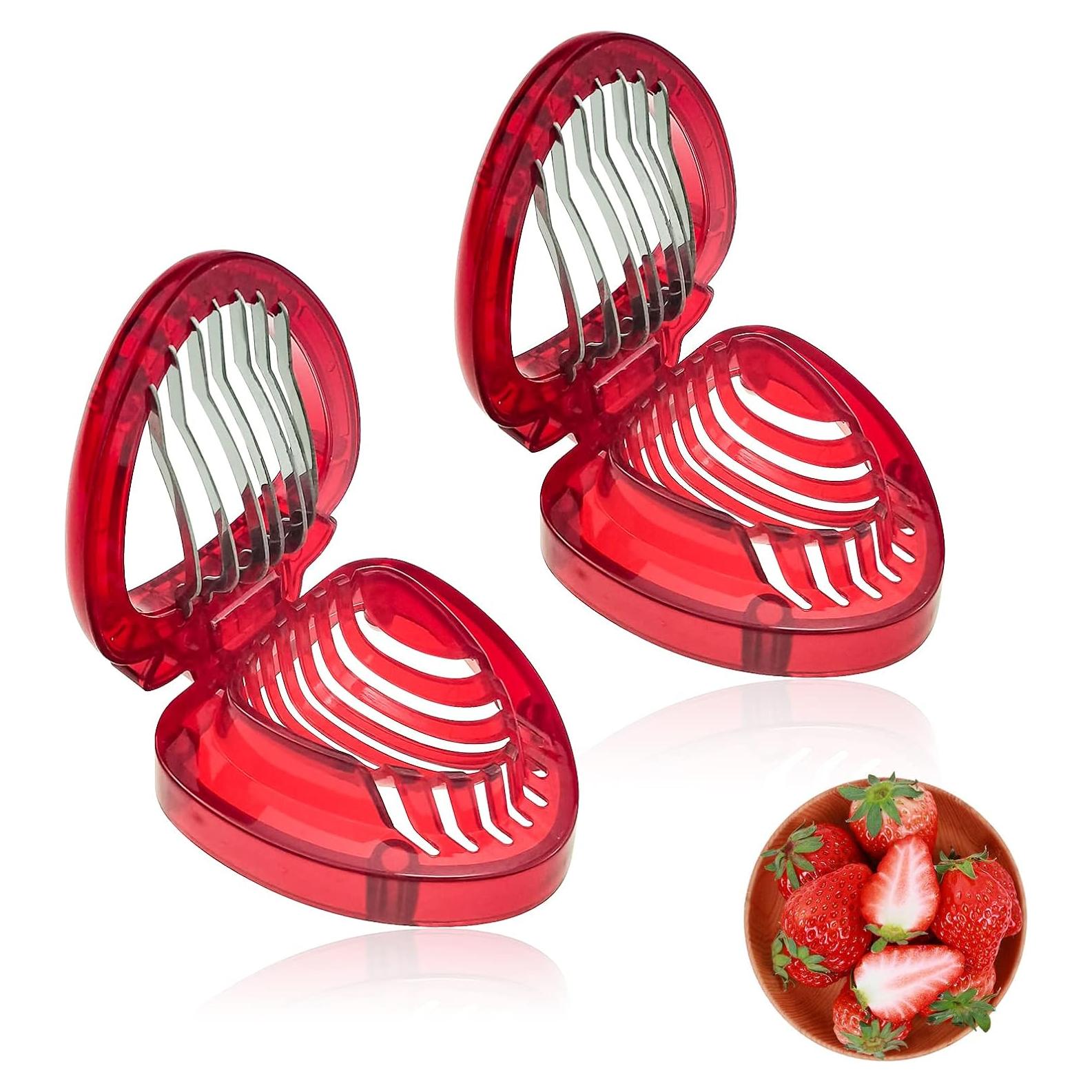 Cortadores de Frutas DonLeeving - Acero Inoxidable, 2 Piezas