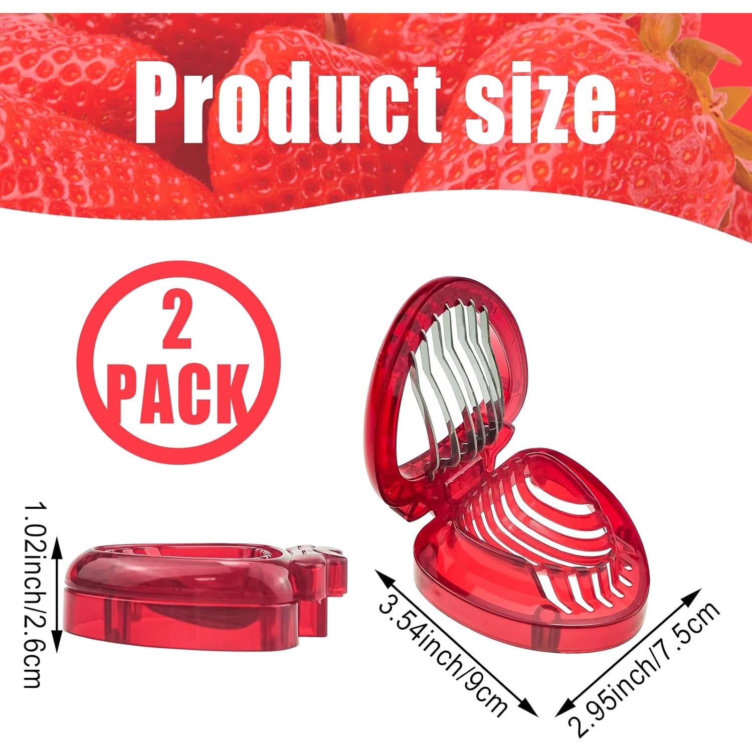 Cortadores de Frutas DonLeeving - Acero Inoxidable, 2 Piezas