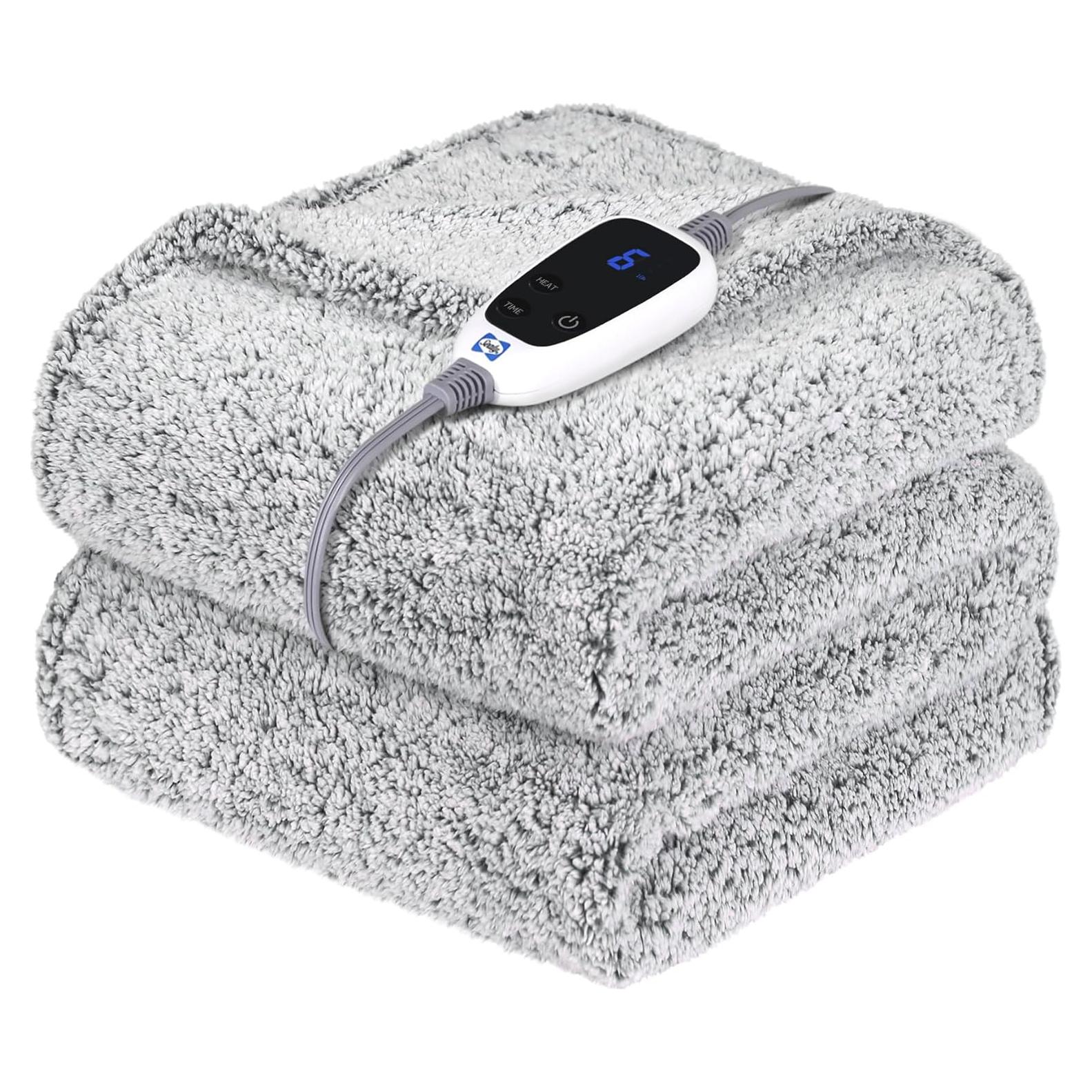 Manta Eléctrica Sealy 1.27m x 1.52m Sherpa Doble 6 Niveles