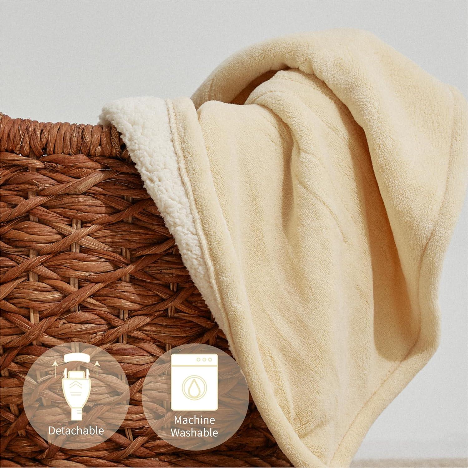 Manta Calentada HOMISPRITE 1,42 kg Amarillo 5 Niveles Calor