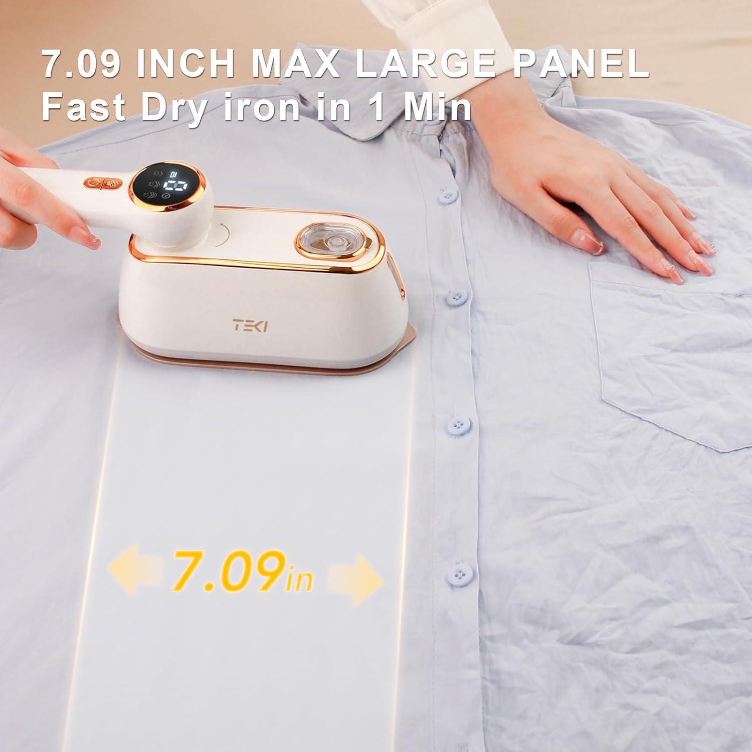 Plancha de Vapor Portátil TEKI 1200W 160ml 10s Calentamiento