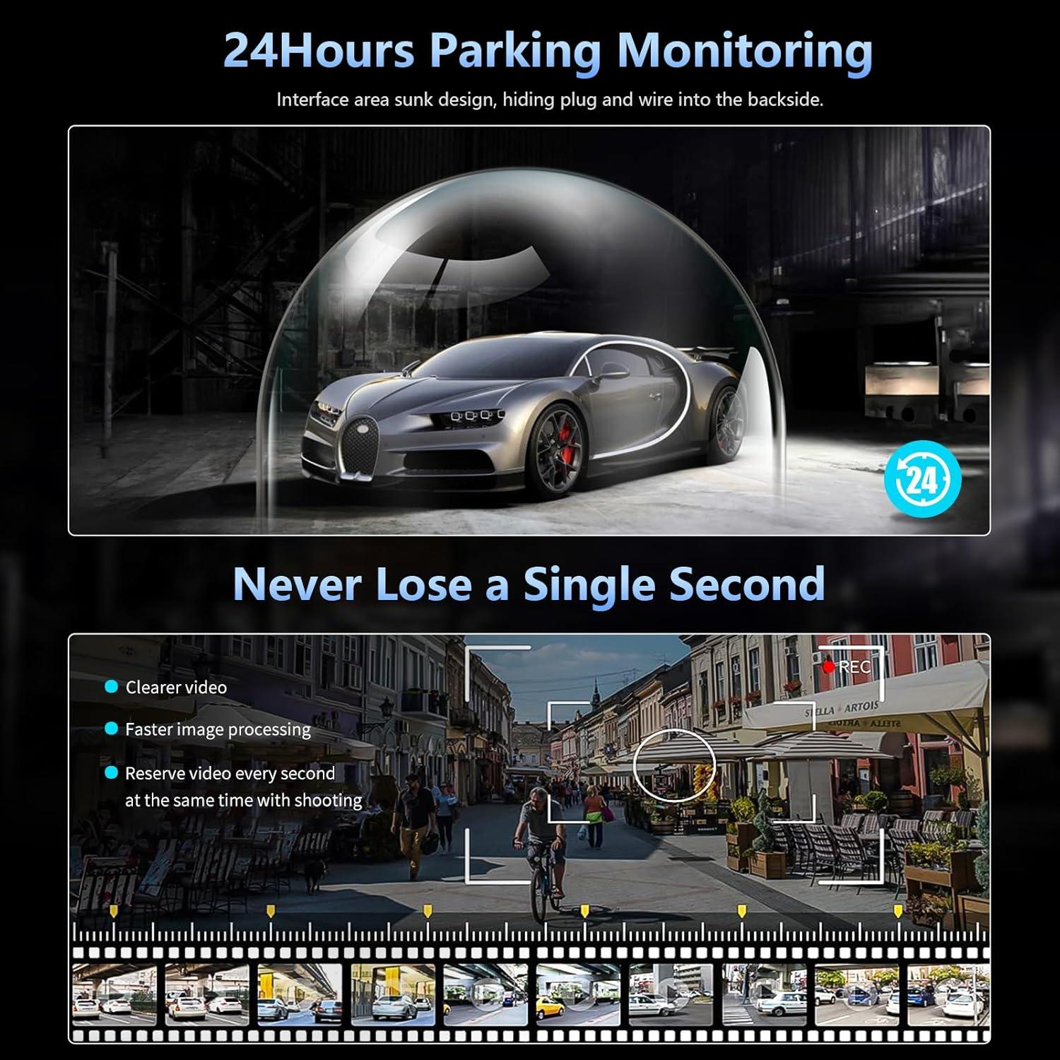 Cámara de Espejo Genérico VC10 12" 4K GPS con Tarjeta 32GB