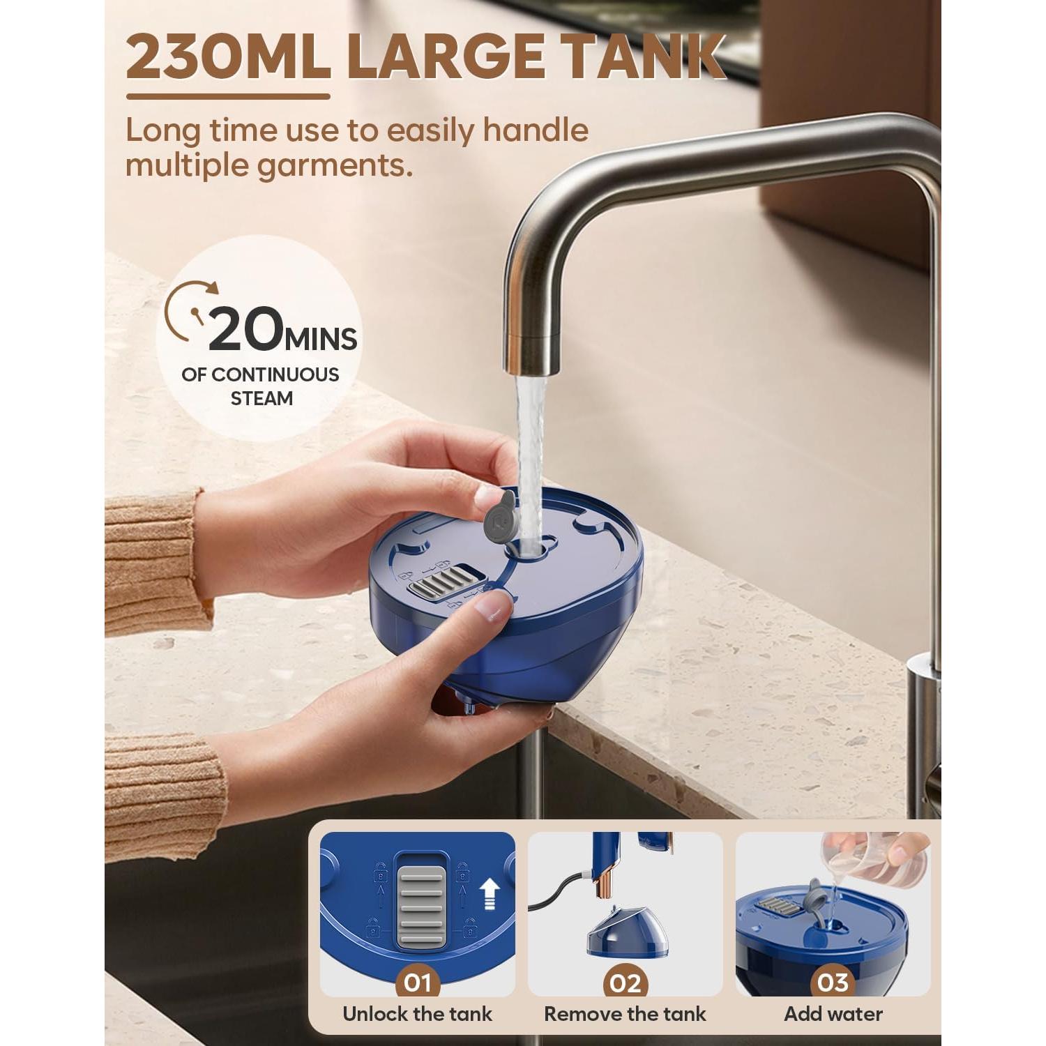 Vaporizador de Ropa CPWORLD ZY-8801 2-en-1 1050W 230ml