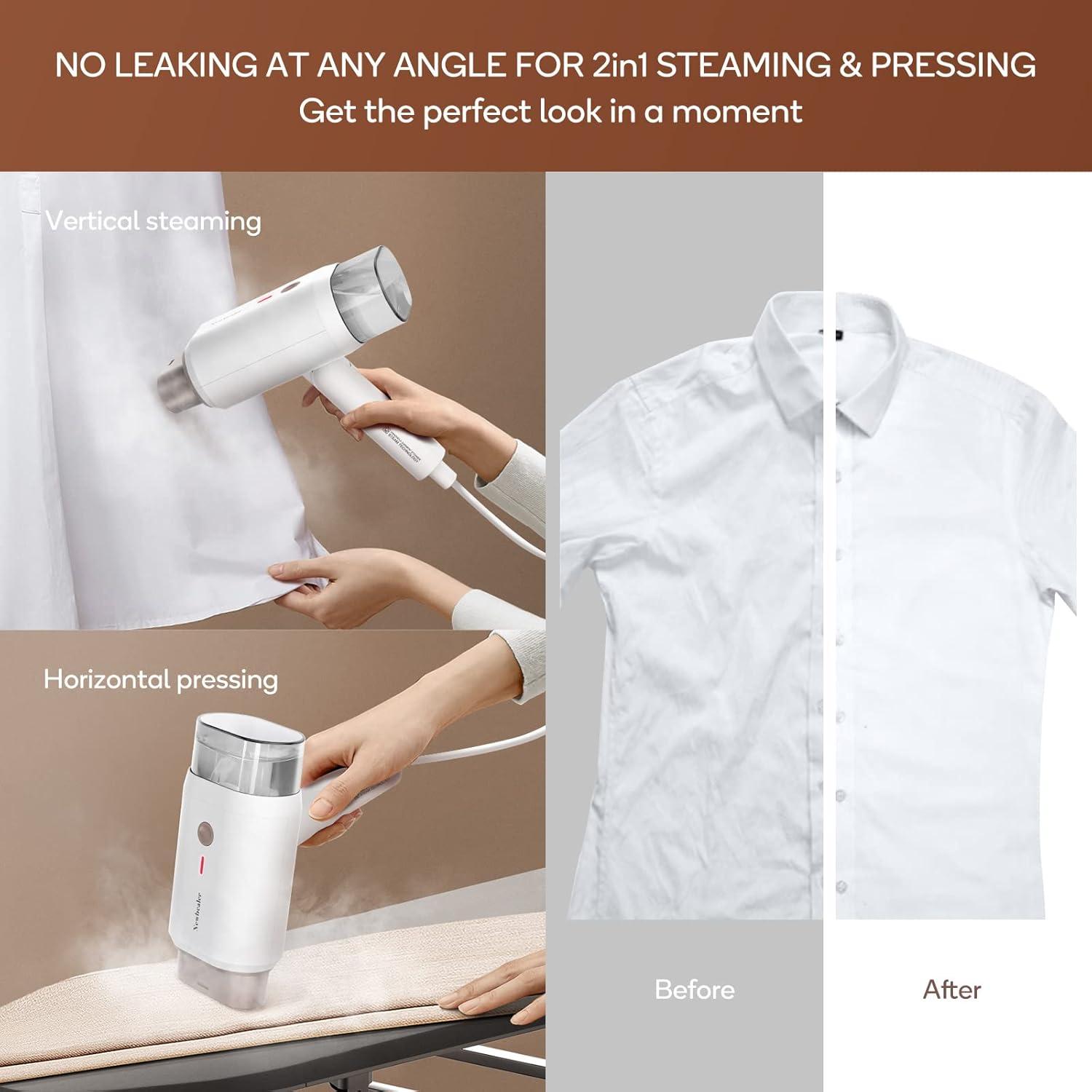 Vaporera de Viaje Newbealer 1200W Plegable 180ml 0.68kg