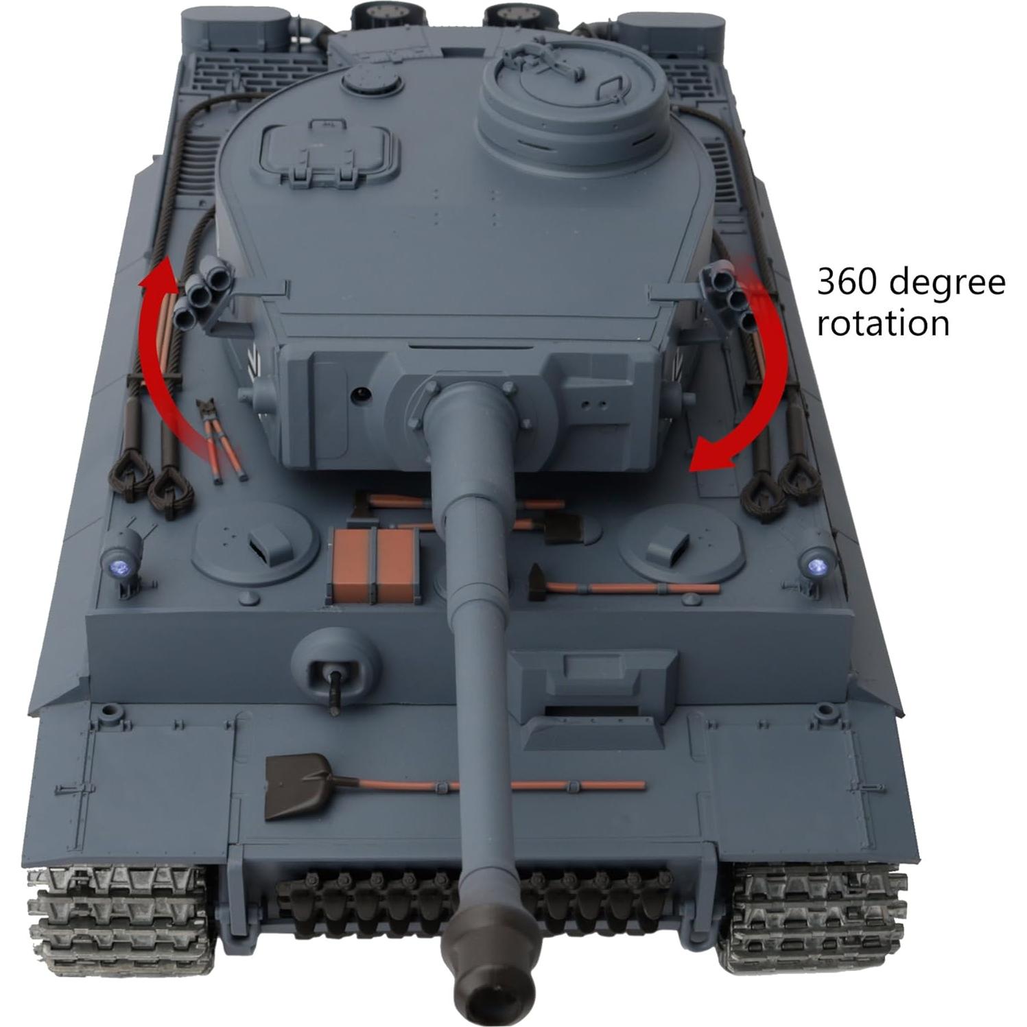 Tanque Control Remoto HengLong Tiger I 1/16 Metal 5000mAh