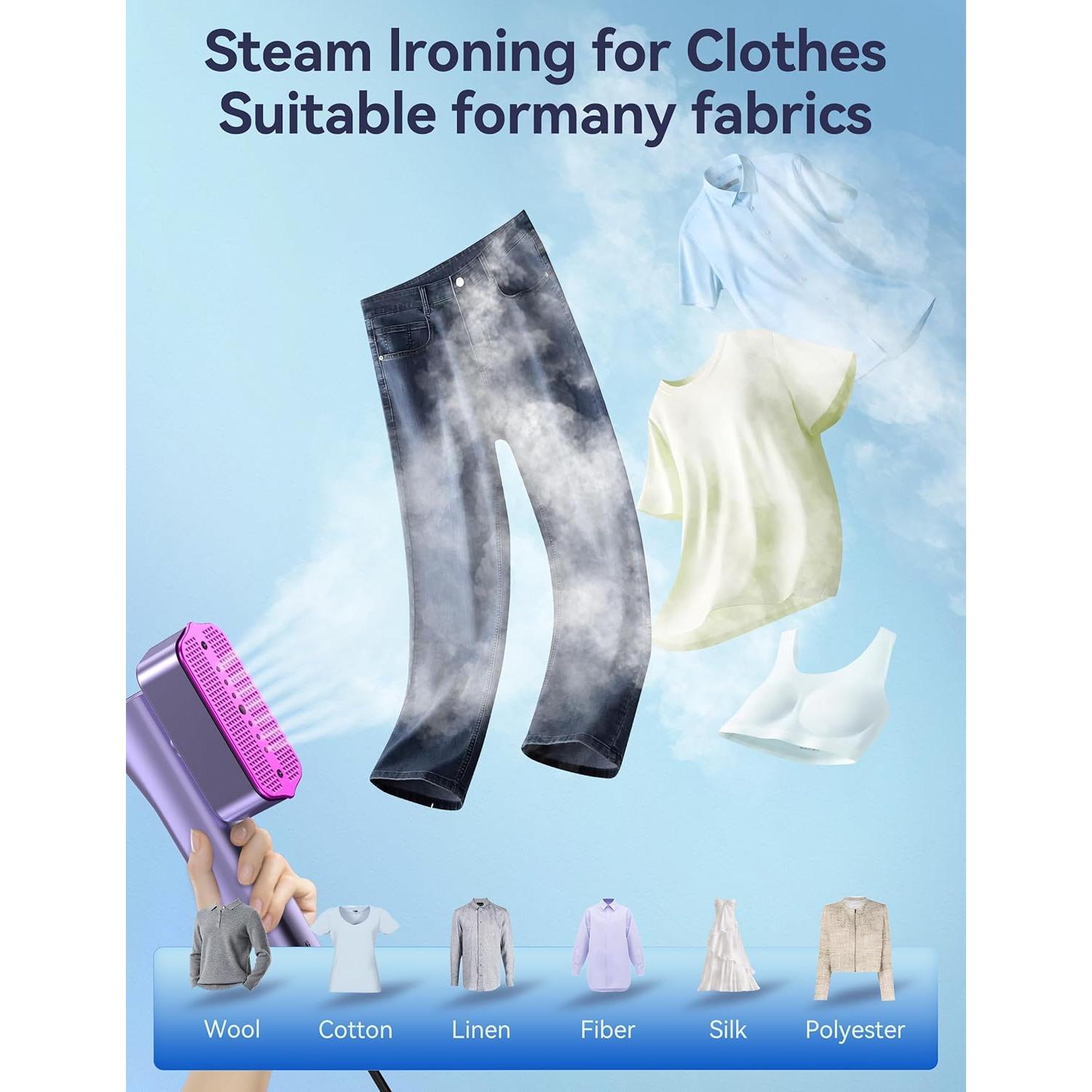 Vaporera y Plancha Portátil Sundu LM-2401 1000W 100ml Gris