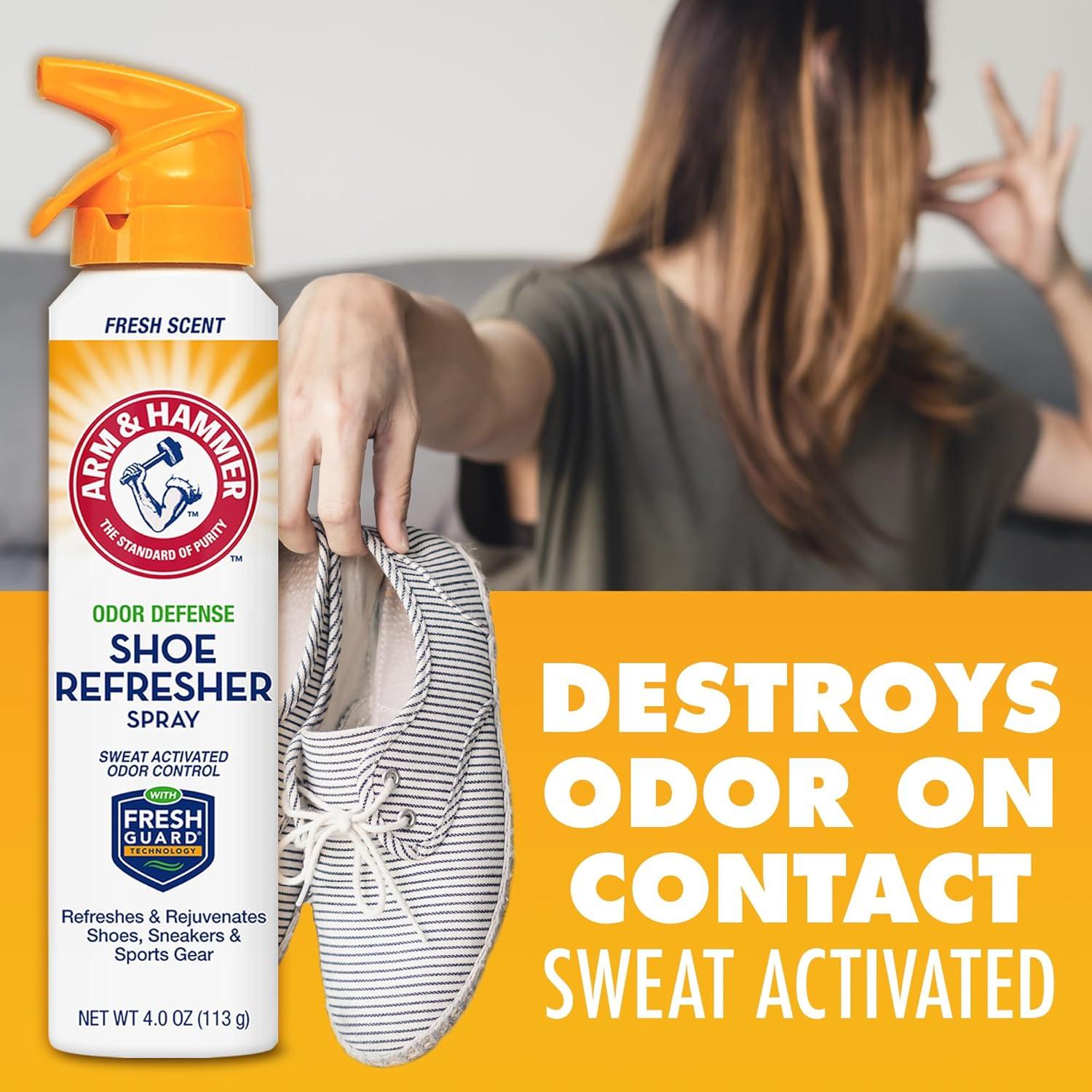 Spray Desodorante para Zapatos Arm & Hammer 4 oz (Paquete de 3)